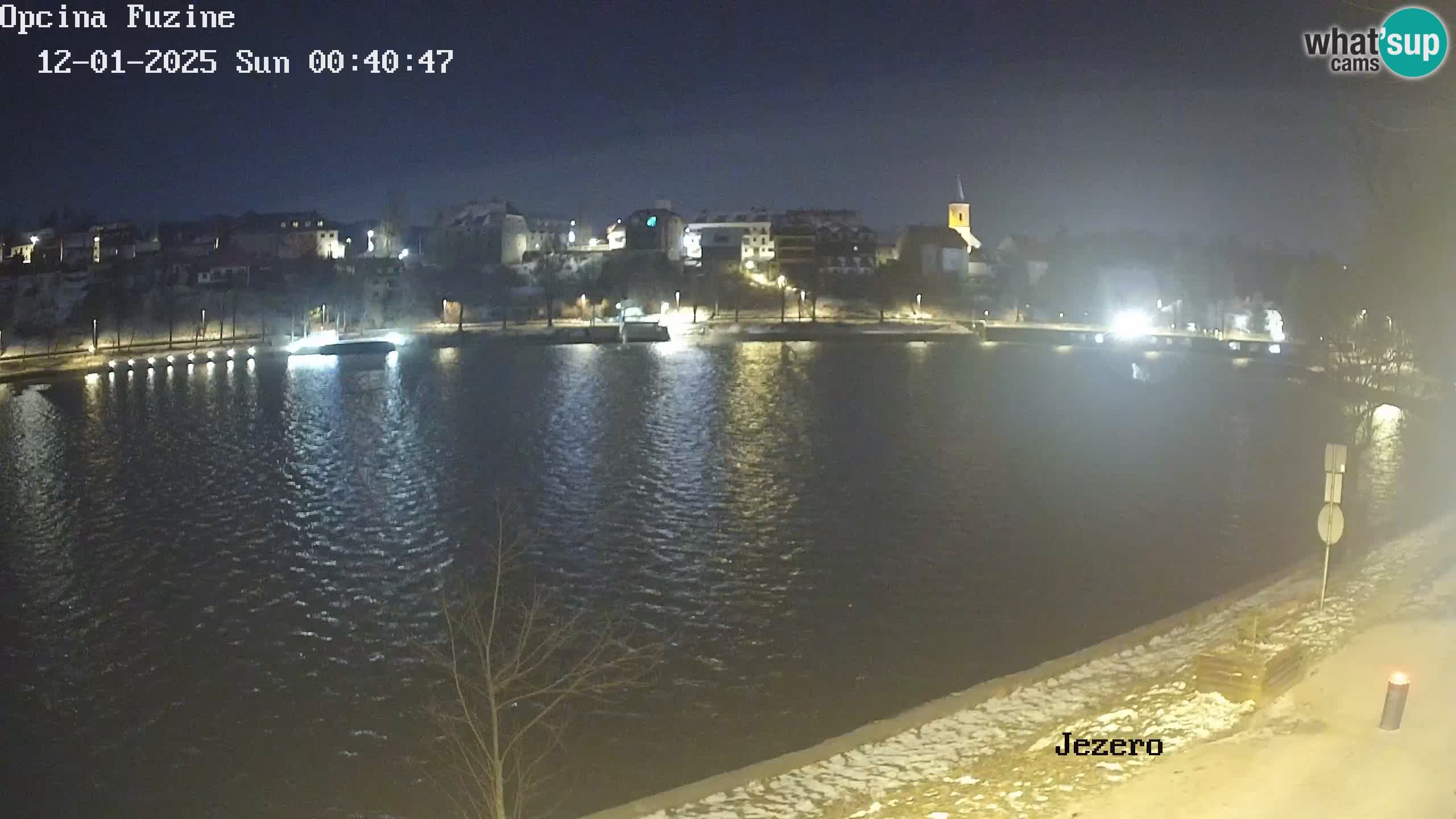 LIVE Lake Bajer livecam Bajersko Jezero Fužine