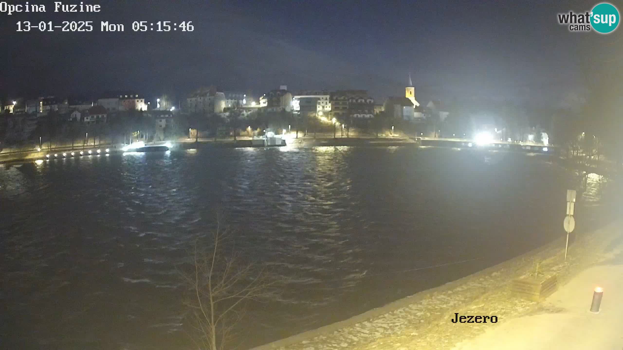 LIVE lago Bajer webcam Bajersko Jezero Fužine