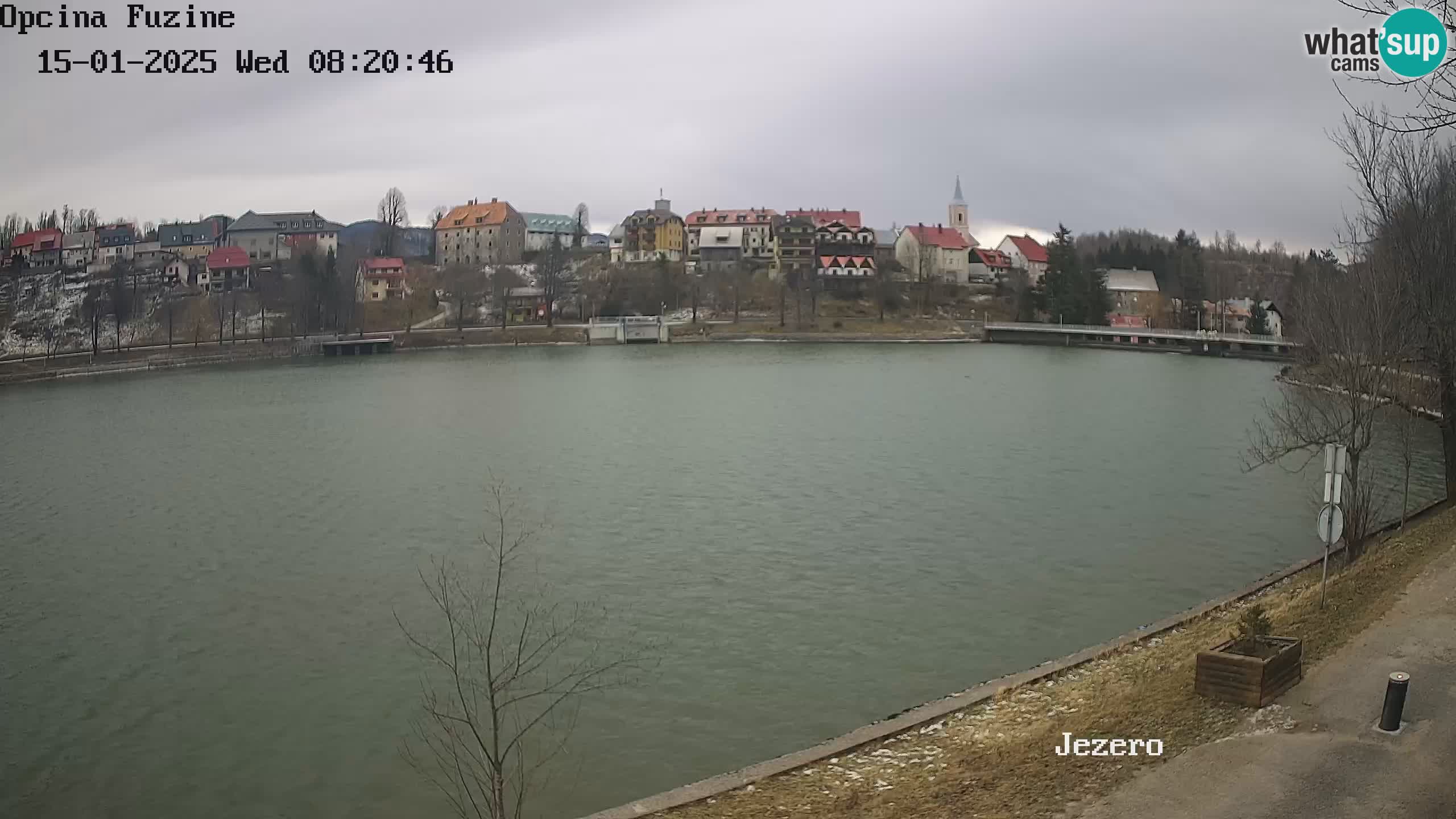 LIVE Lake Bajer livecam Bajersko Jezero Fužine