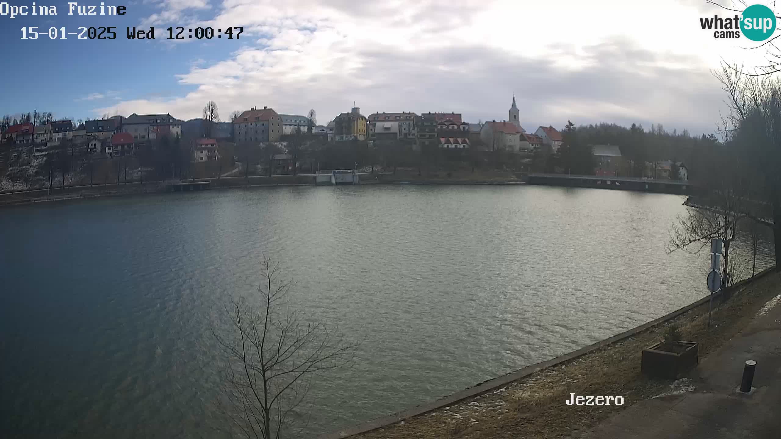 LIVE Lake Bajer livecam Bajersko Jezero Fužine