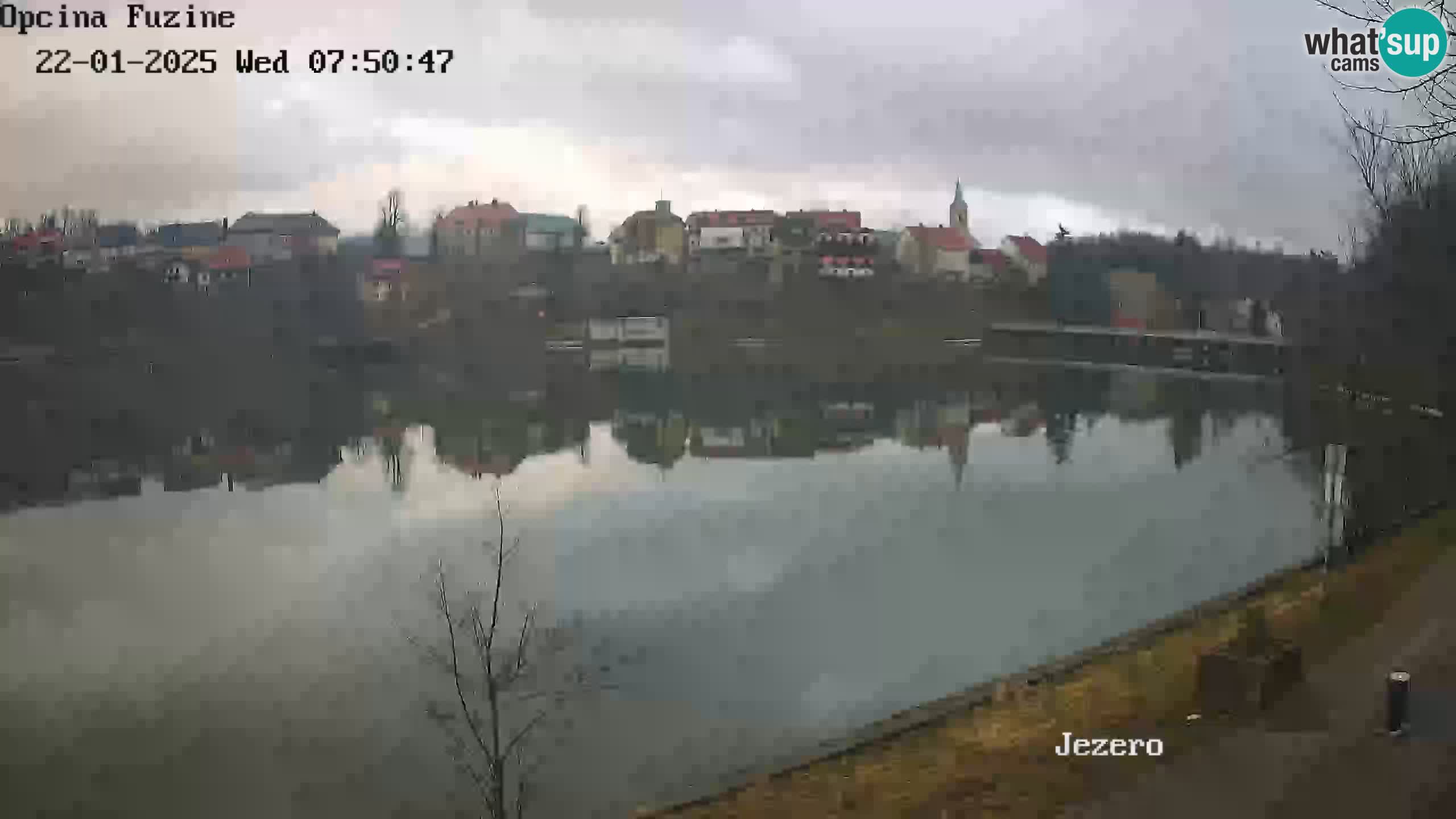 LIVE lago Bajer webcam Bajersko Jezero Fužine