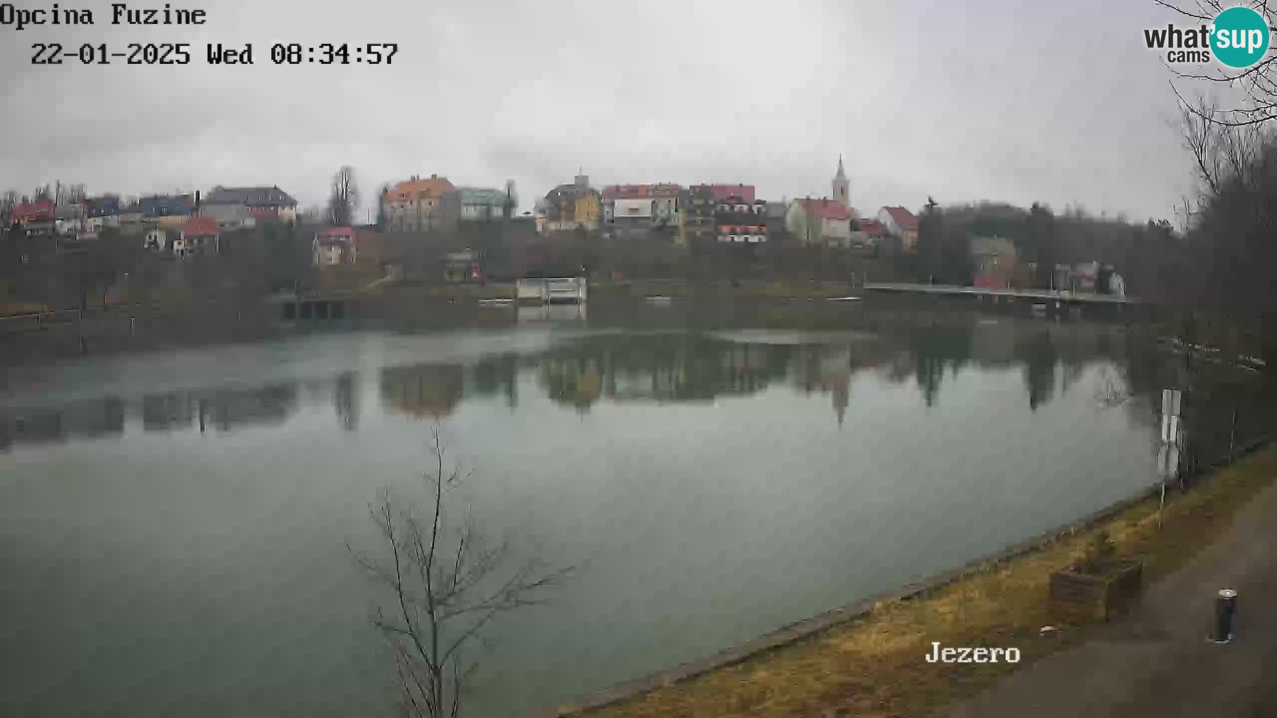 LIVE lago Bajer webcam Bajersko Jezero Fužine