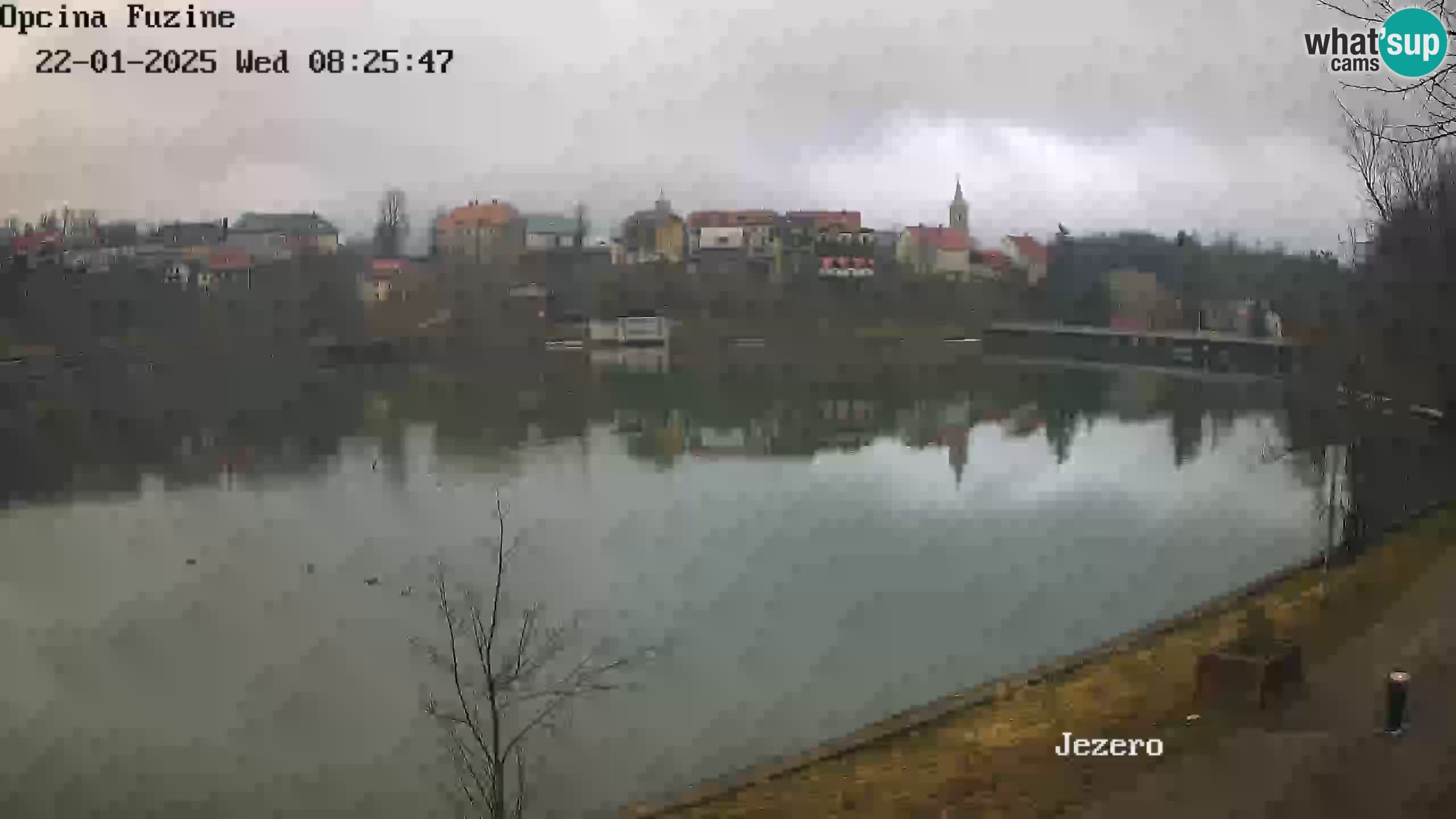 LIVE lago Bajer webcam Bajersko Jezero Fužine