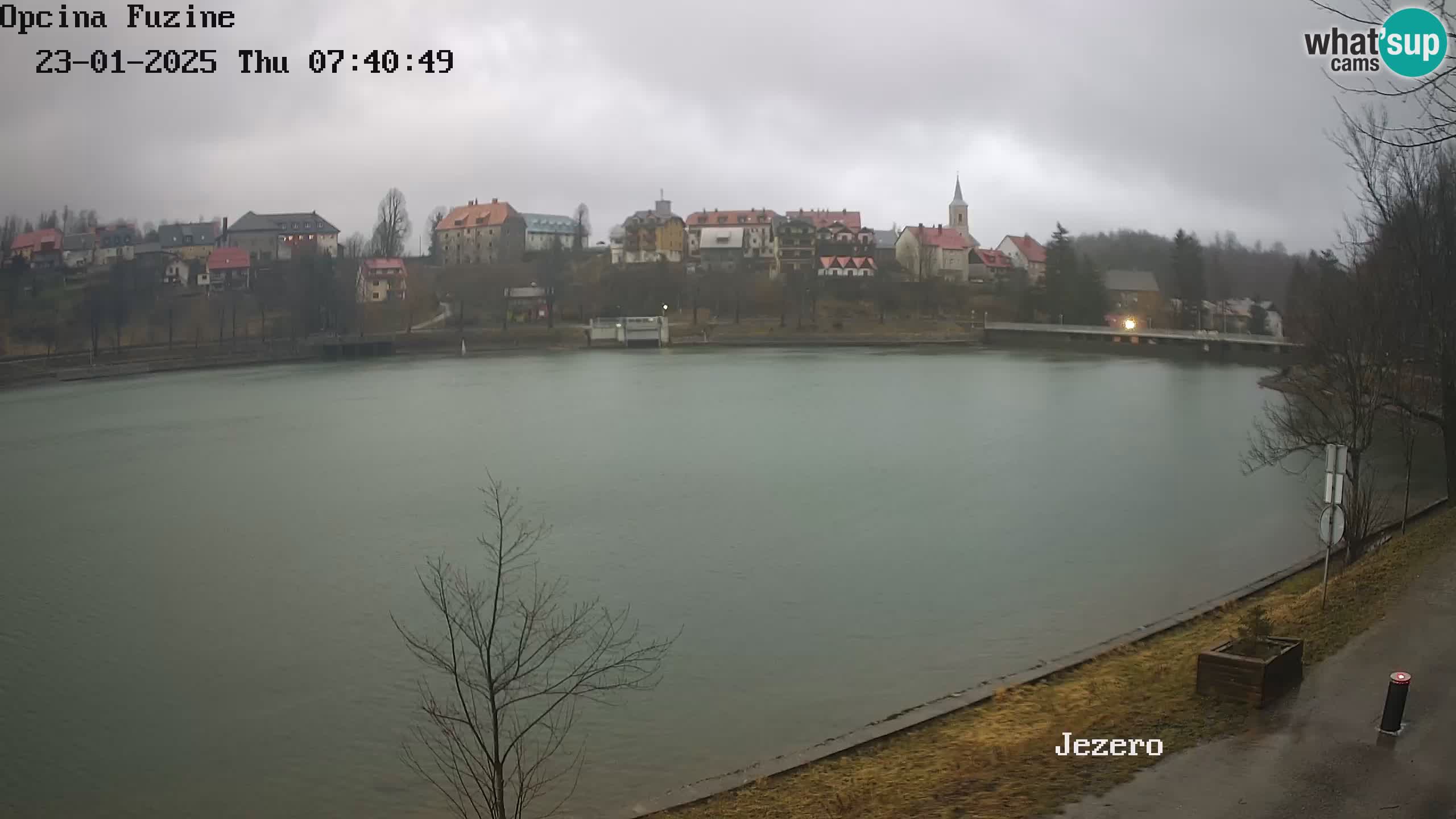 LIVE Lake Bajer livecam Bajersko Jezero Fužine