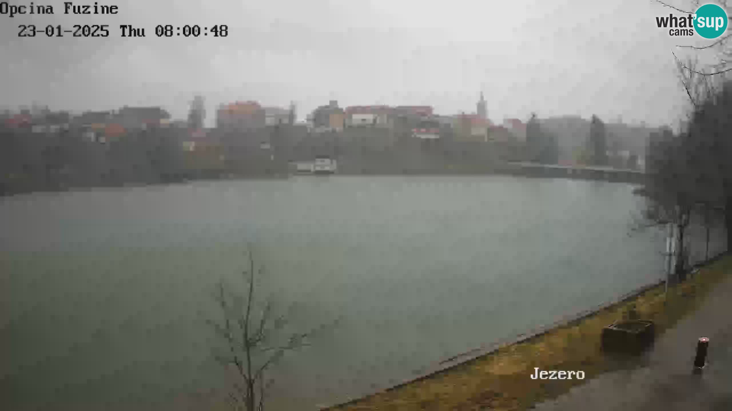 LIVE lago Bajer webcam Bajersko Jezero Fužine