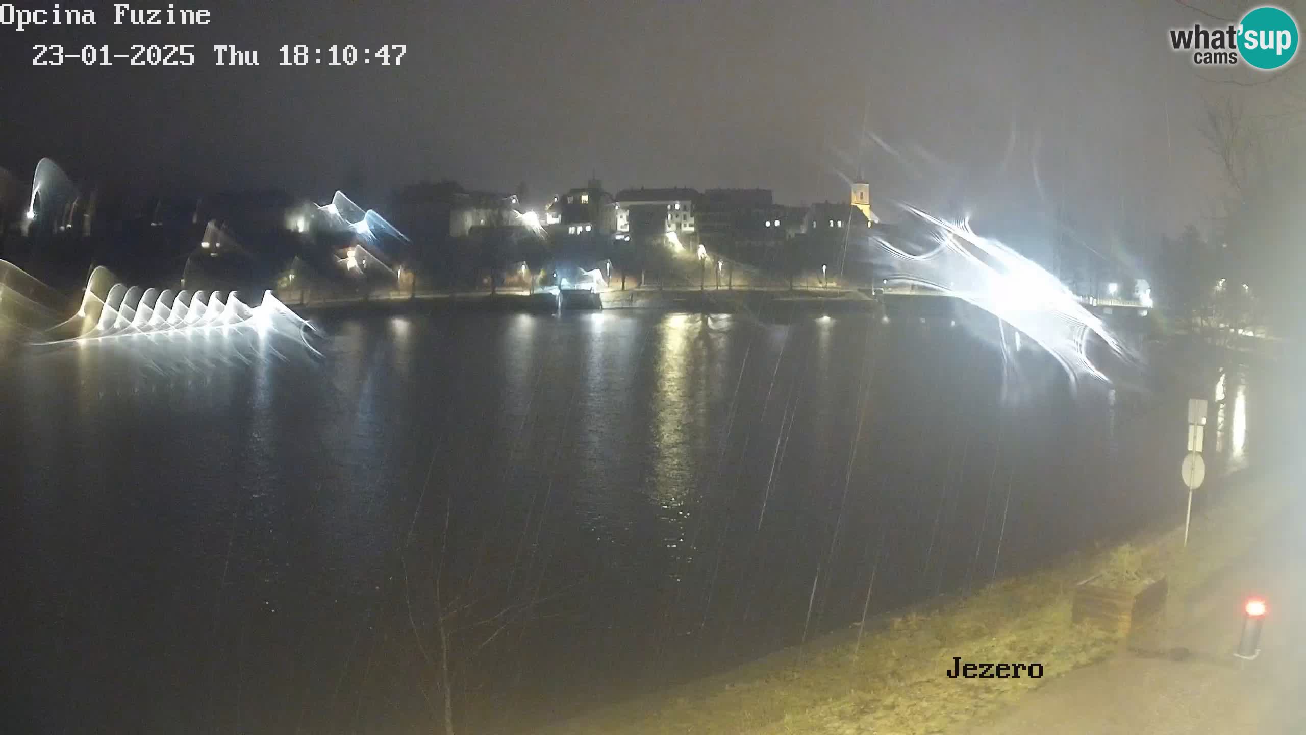 LIVE lago Bajer webcam Bajersko Jezero Fužine