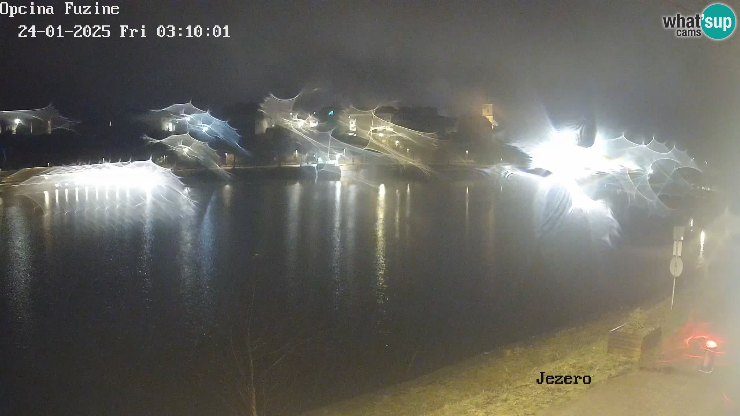 LIVE lago Bajer webcam Bajersko Jezero Fužine