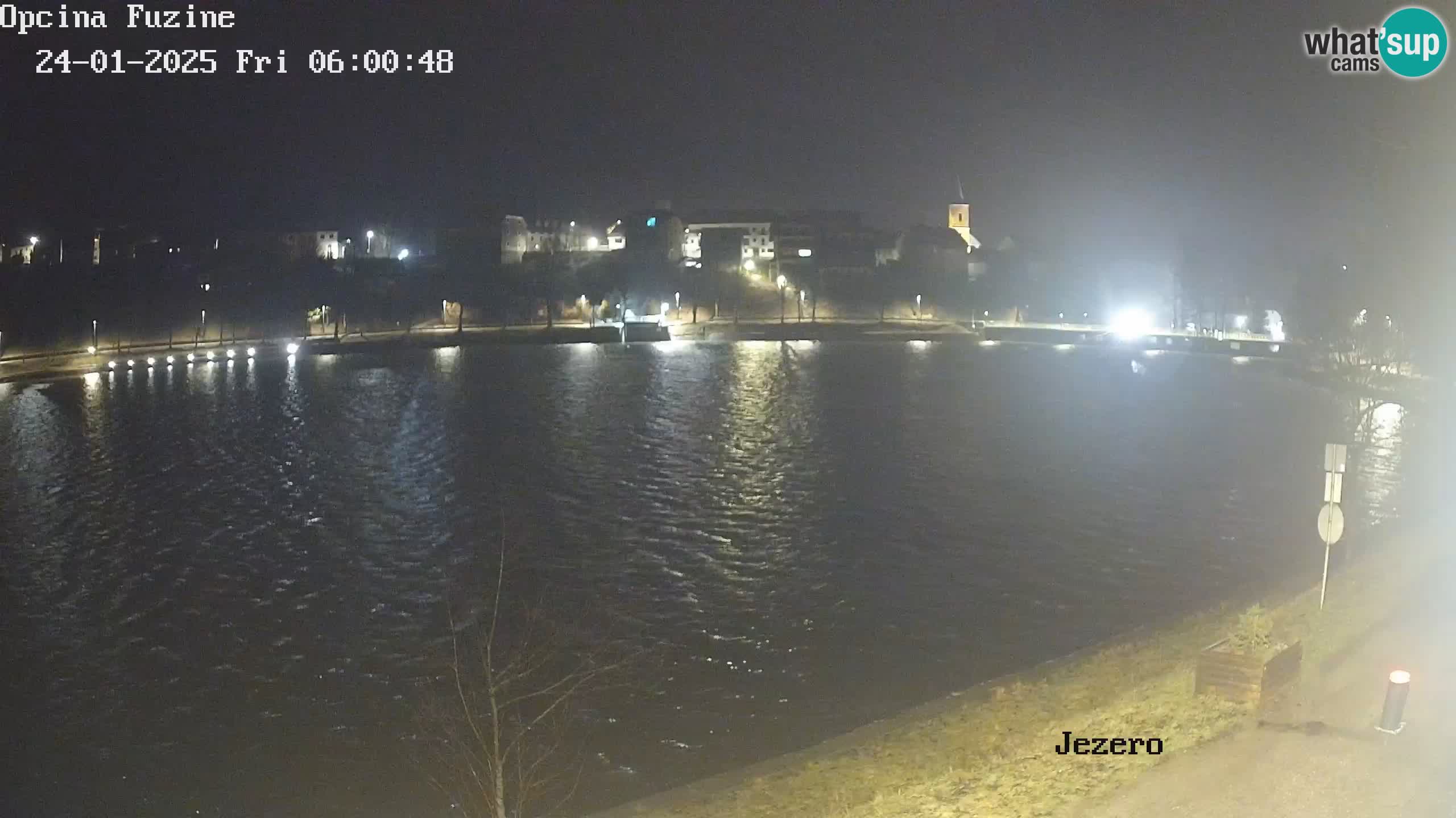 LIVE lago Bajer webcam Bajersko Jezero Fužine