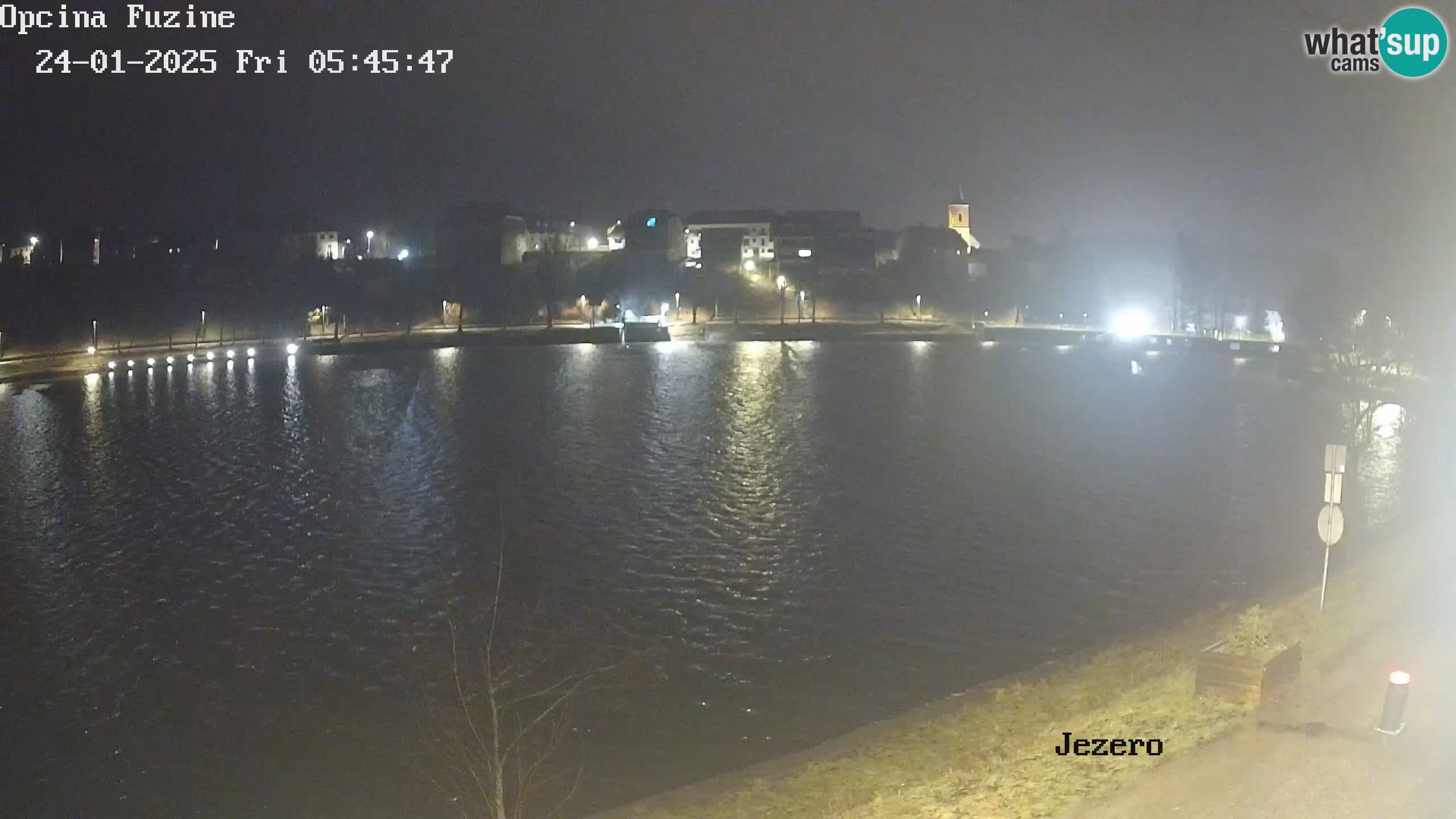 LIVE lago Bajer webcam Bajersko Jezero Fužine