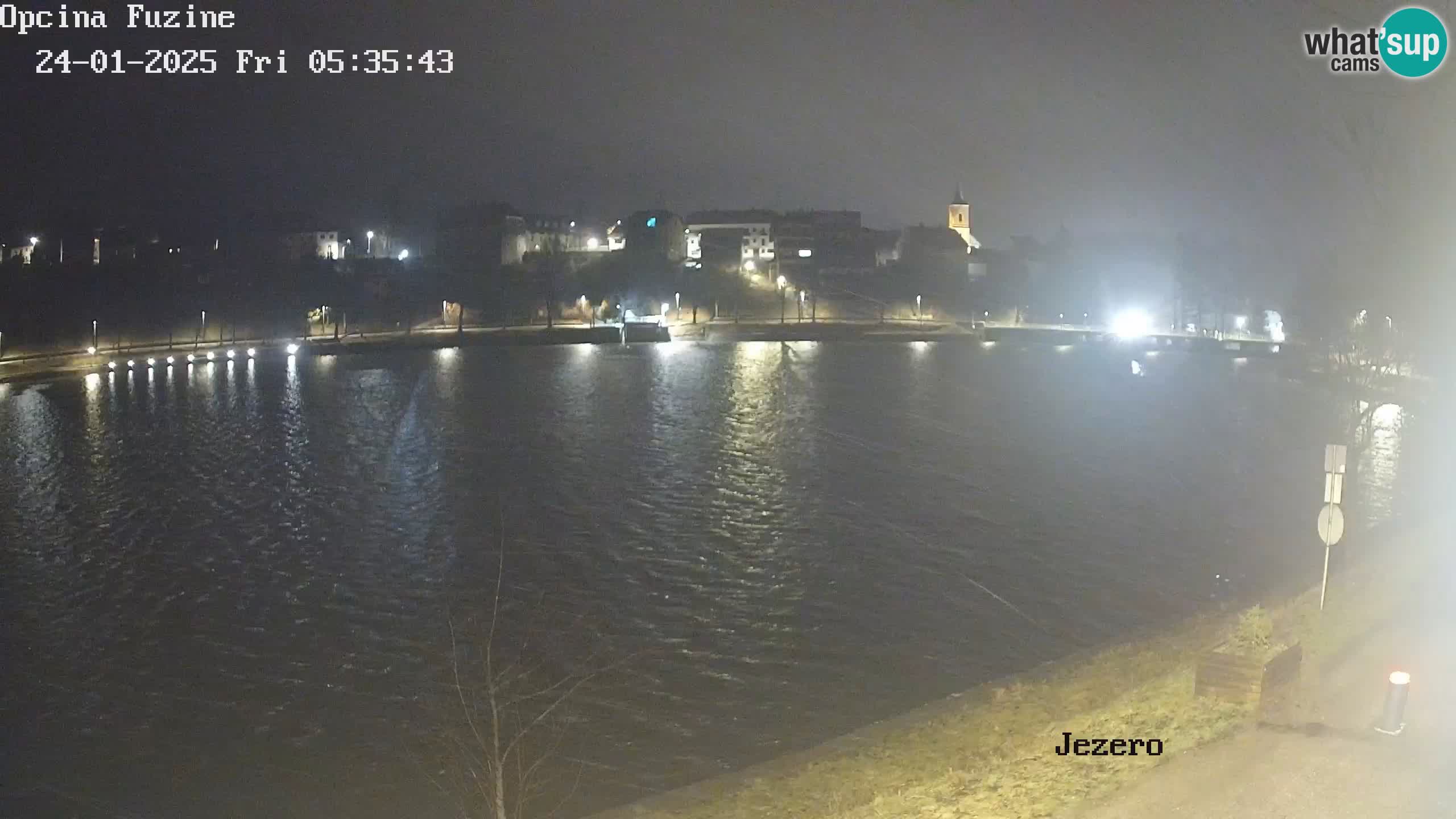 LIVE lago Bajer webcam Bajersko Jezero Fužine