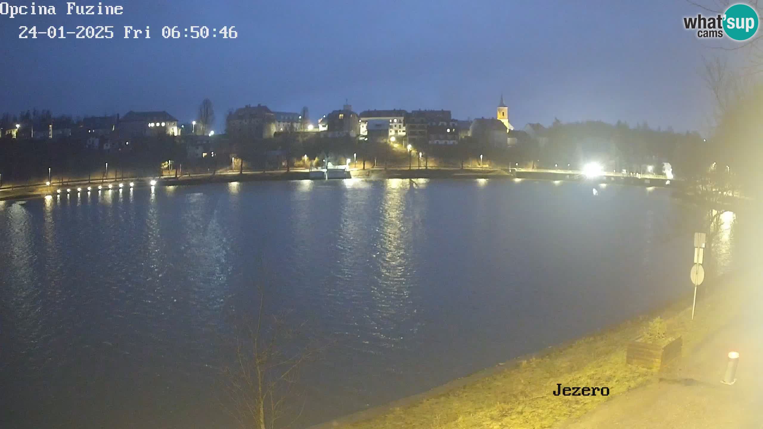 LIVE lago Bajer webcam Bajersko Jezero Fužine