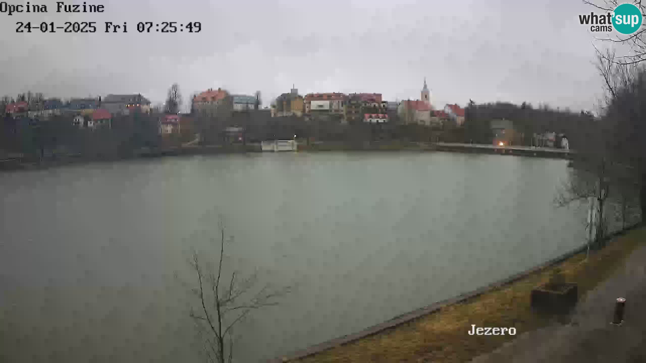 LIVE lago Bajer webcam Bajersko Jezero Fužine