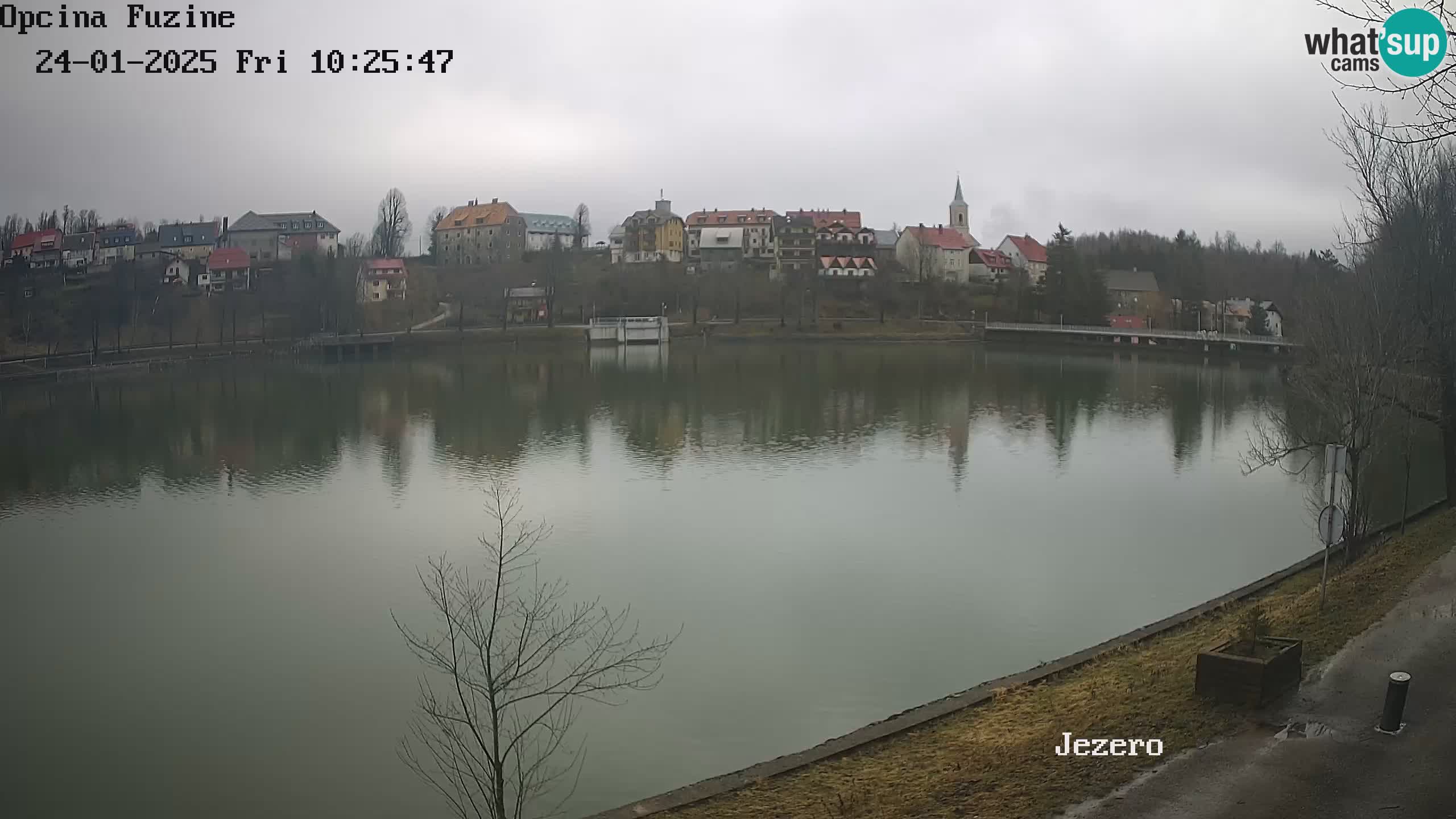 Bajersko Jezero web kamera Fužine