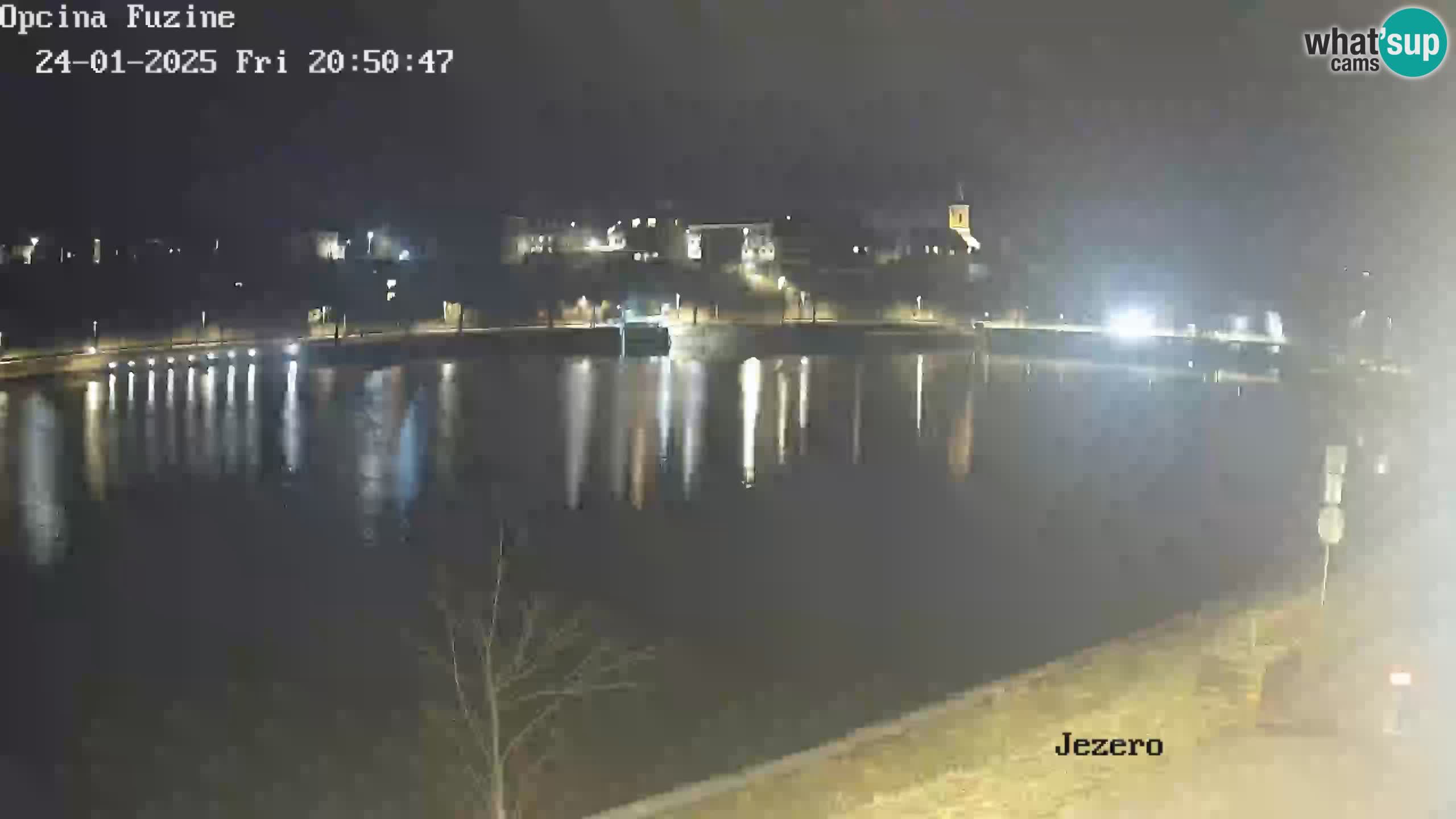 LIVE lago Bajer webcam Bajersko Jezero Fužine