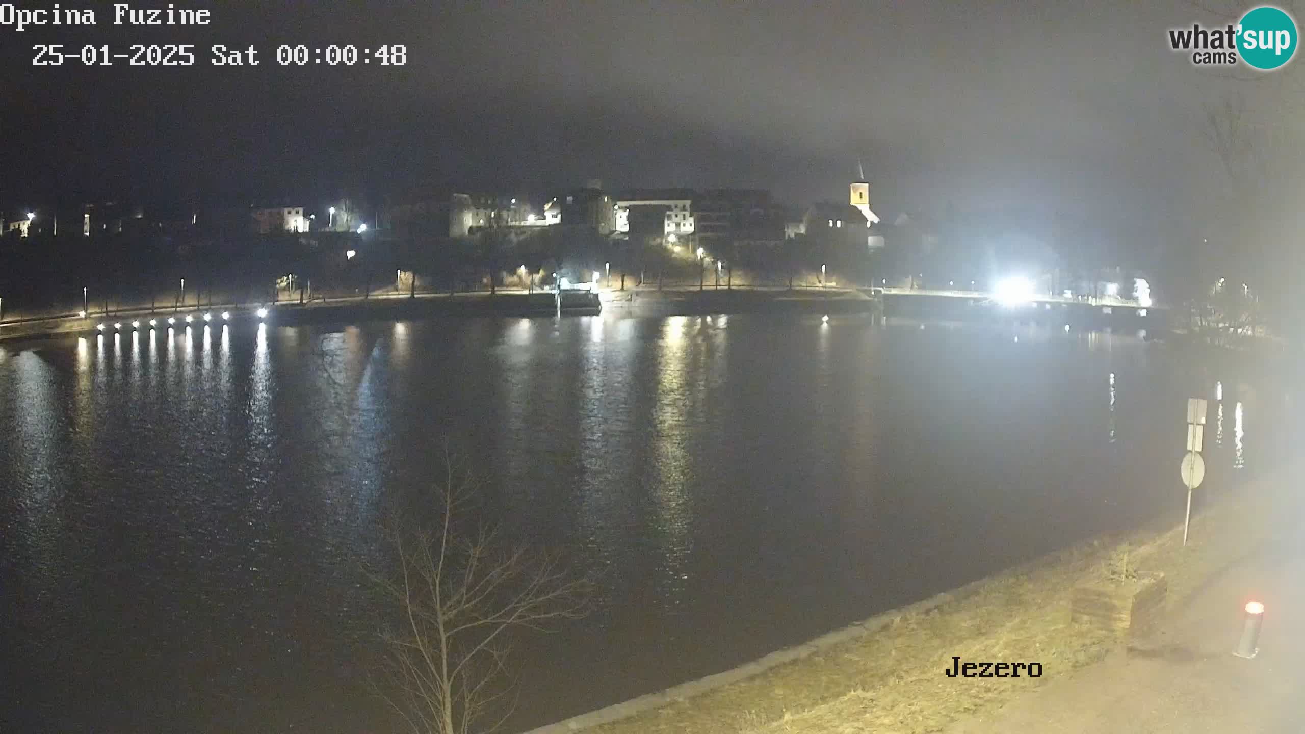 LIVE lago Bajer webcam Bajersko Jezero Fužine