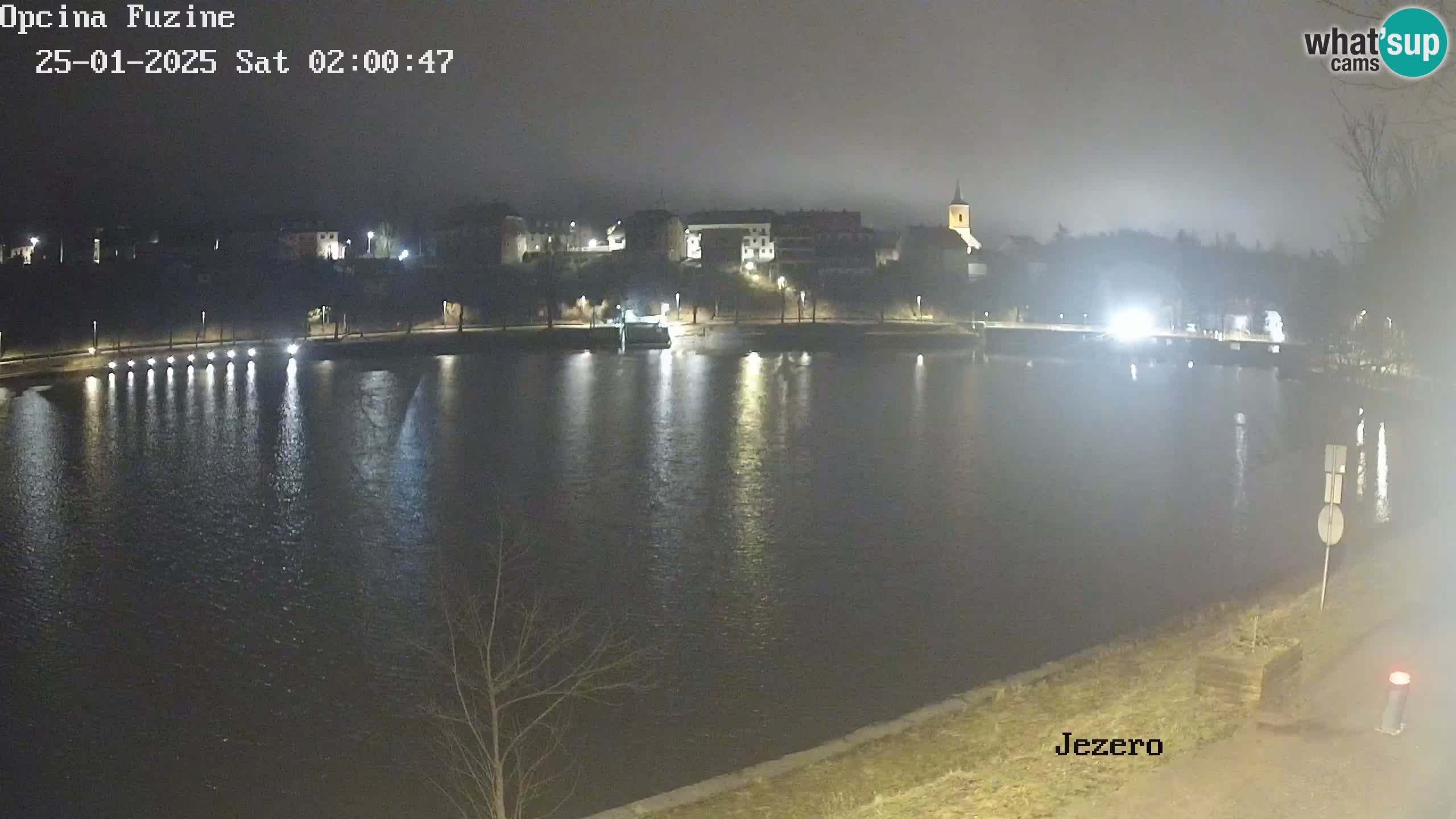 LIVE lago Bajer webcam Bajersko Jezero Fužine