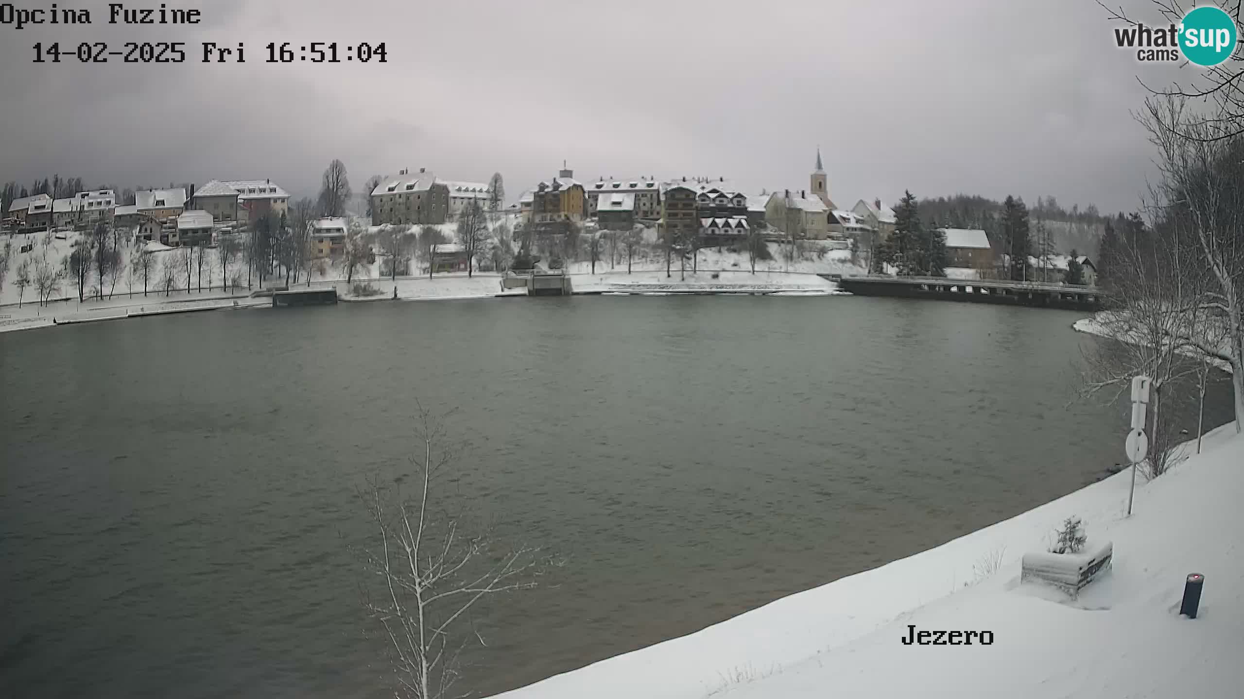 LIVE lago Bajer webcam Bajersko Jezero Fužine