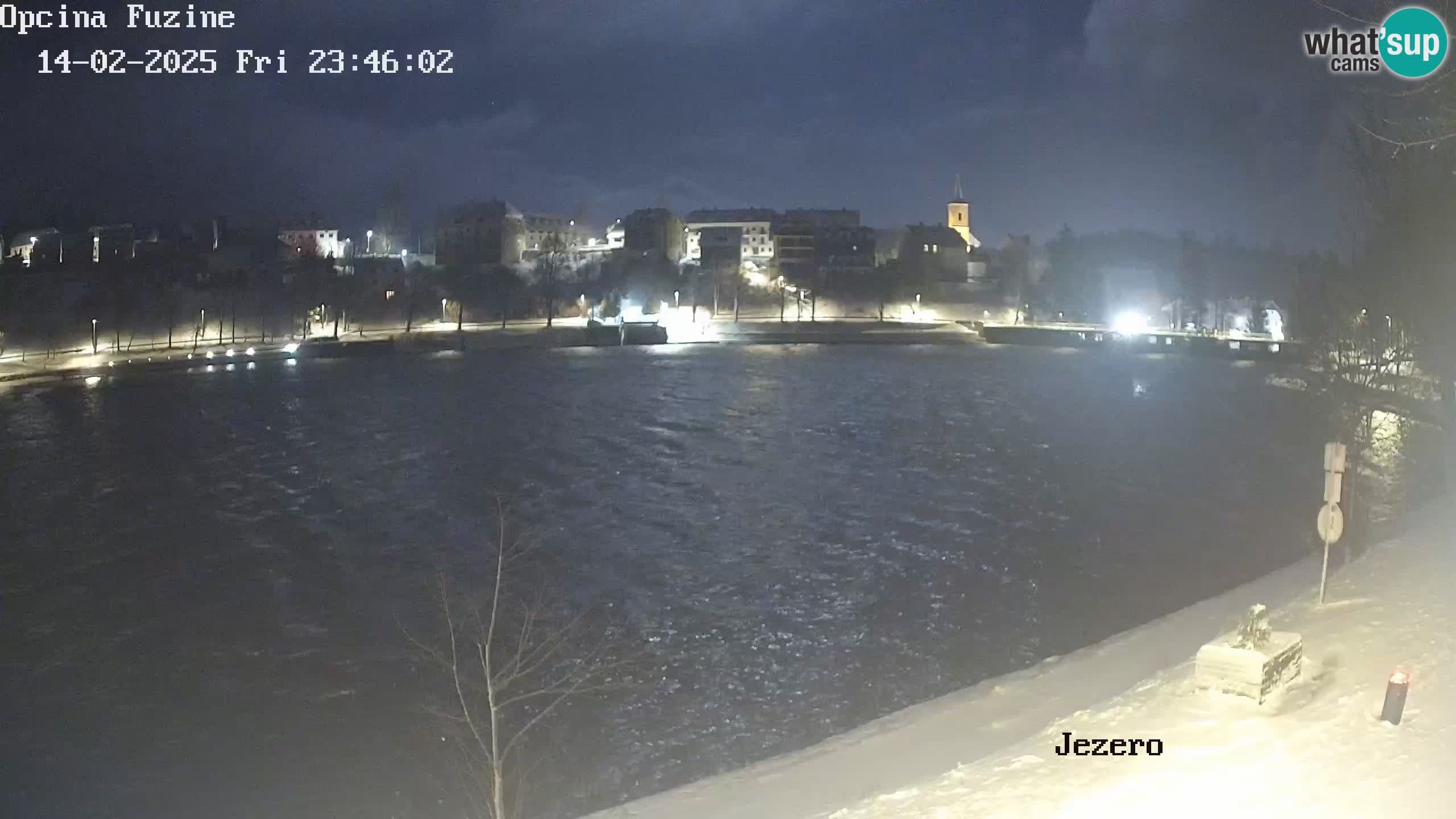 LIVE Lake Bajer livecam Bajersko Jezero Fužine