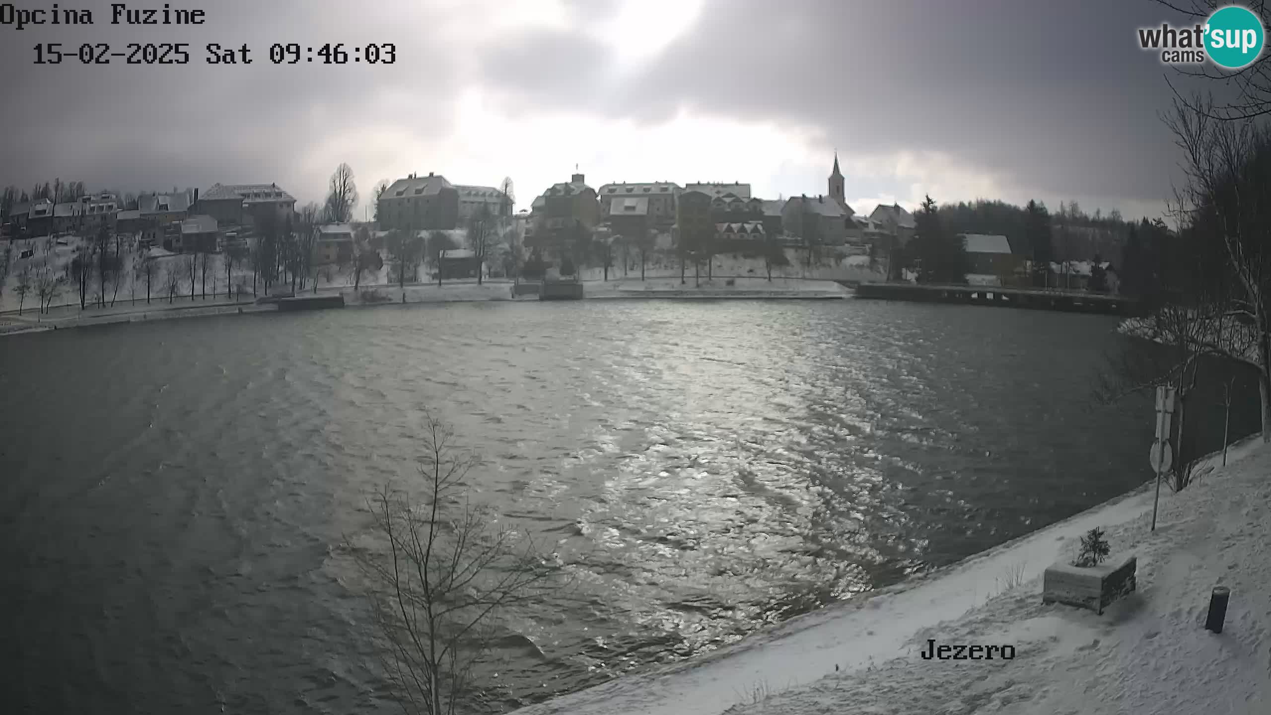 LIVE lago Bajer webcam Bajersko Jezero Fužine