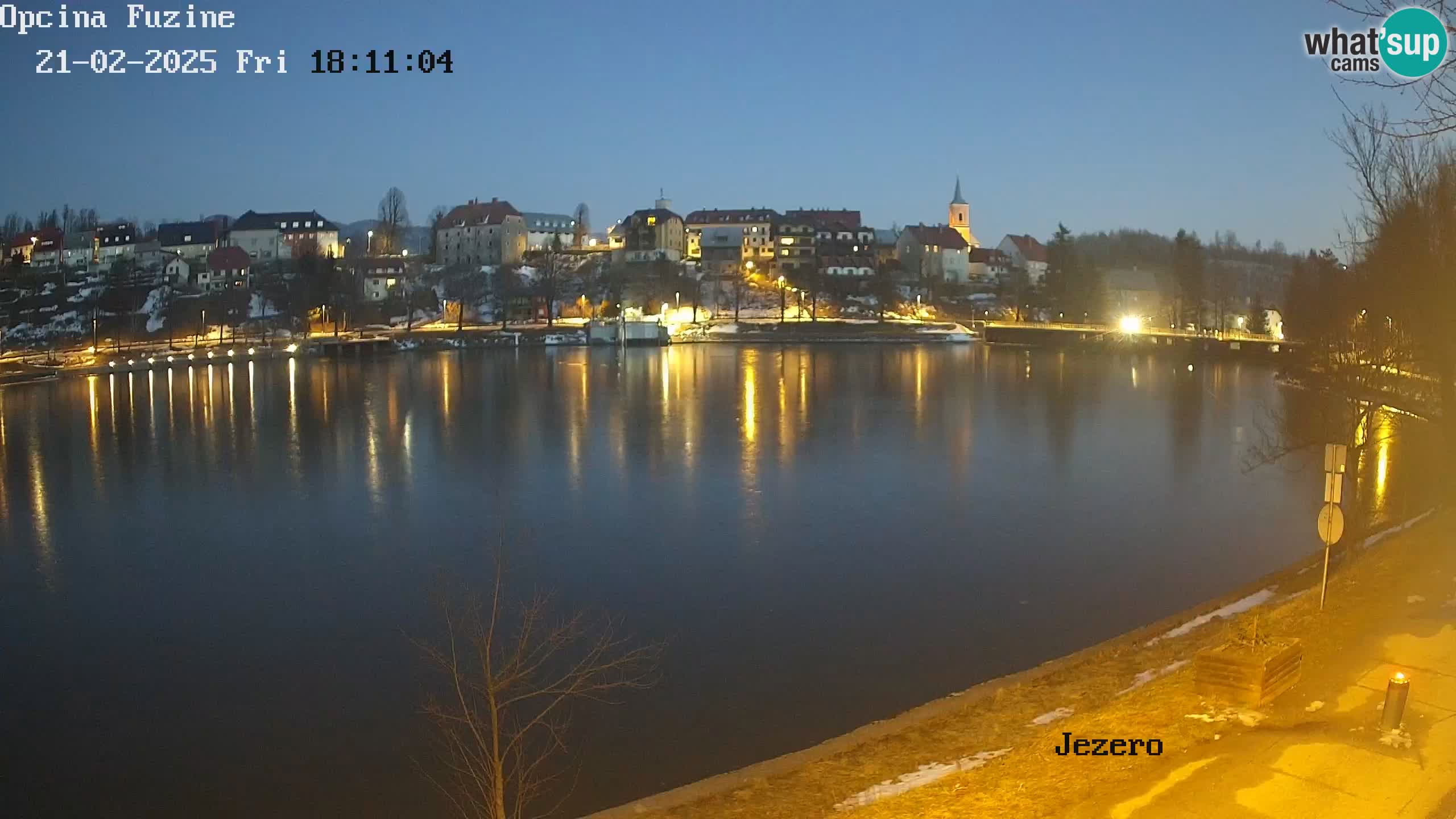 LIVE Lake Bajer livecam Bajersko Jezero Fužine