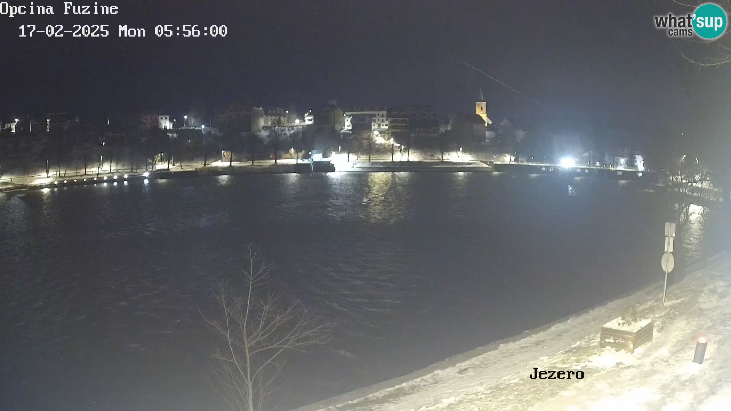 LIVE Lake Bajer livecam Bajersko Jezero Fužine