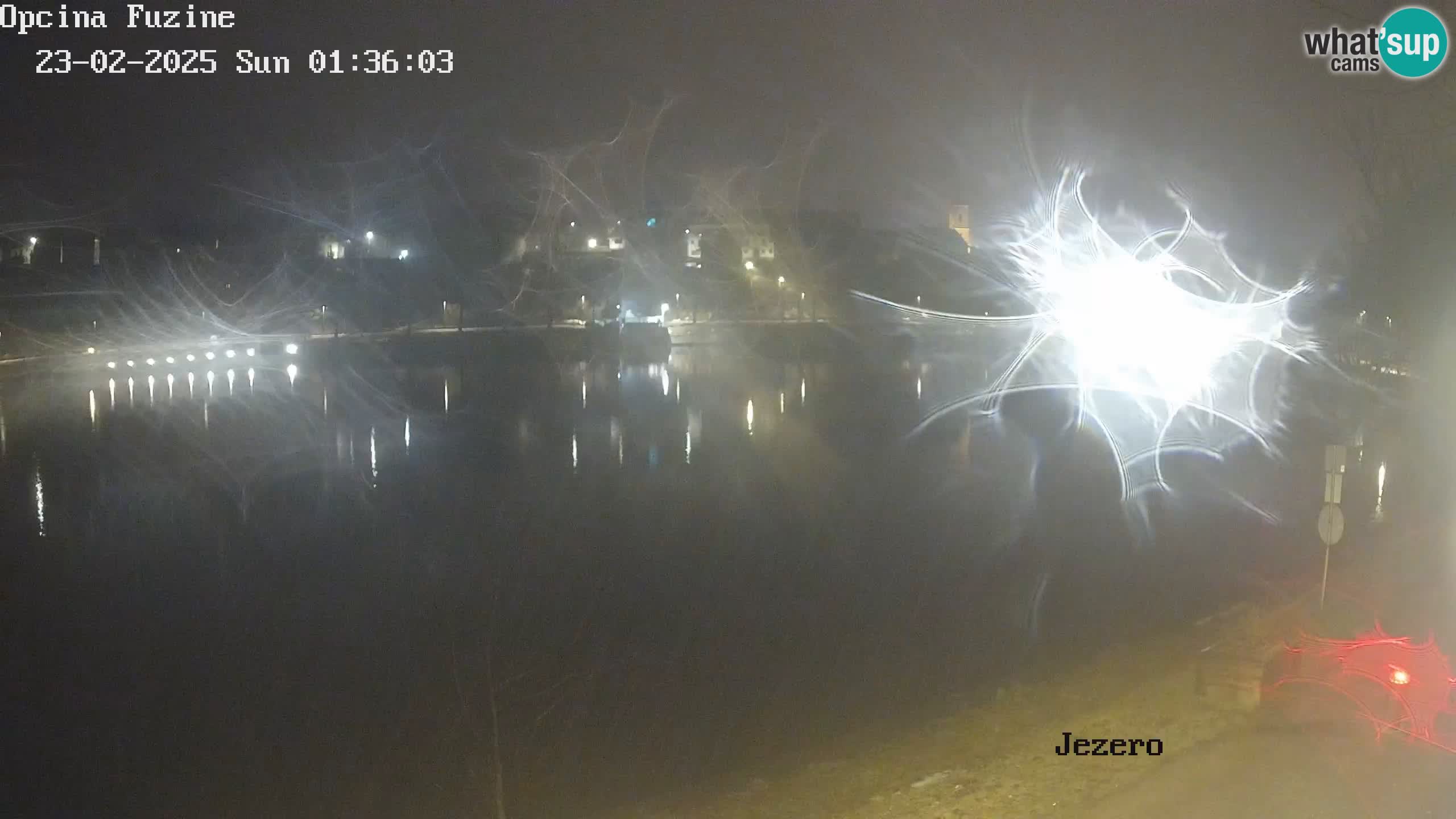 LIVE Lake Bajer livecam Bajersko Jezero Fužine