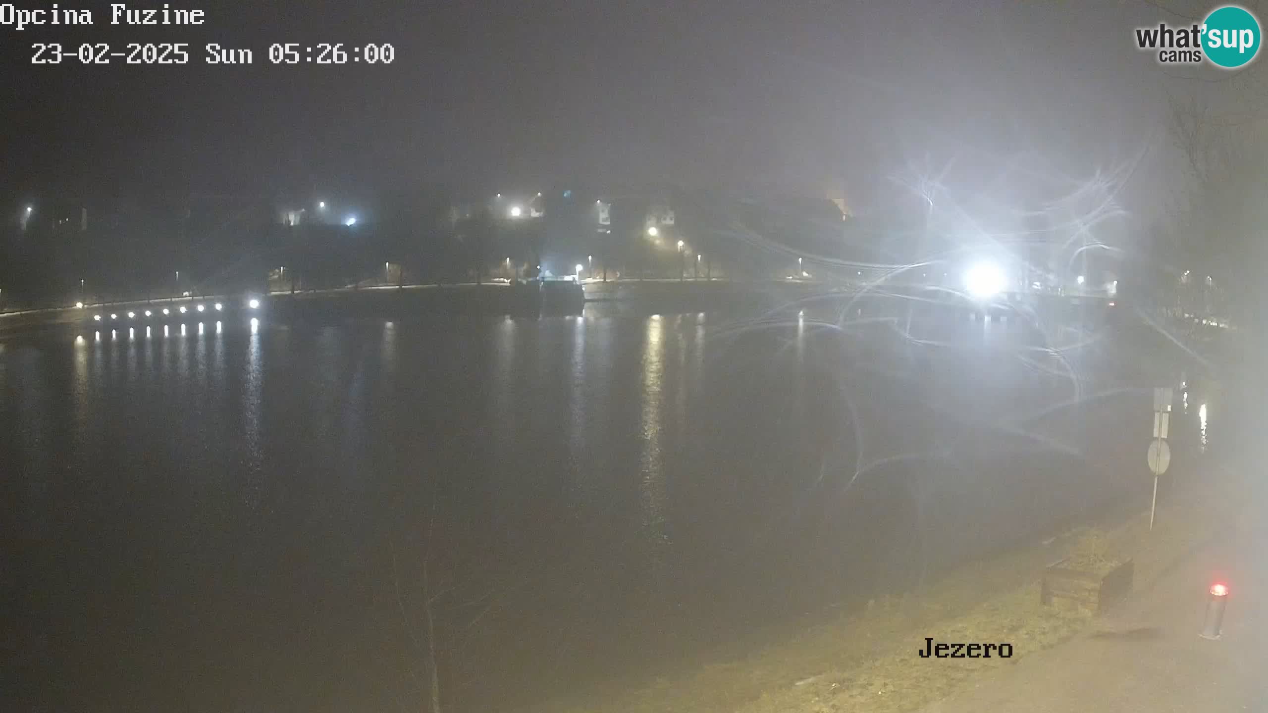 LIVE Lake Bajer livecam Bajersko Jezero Fužine