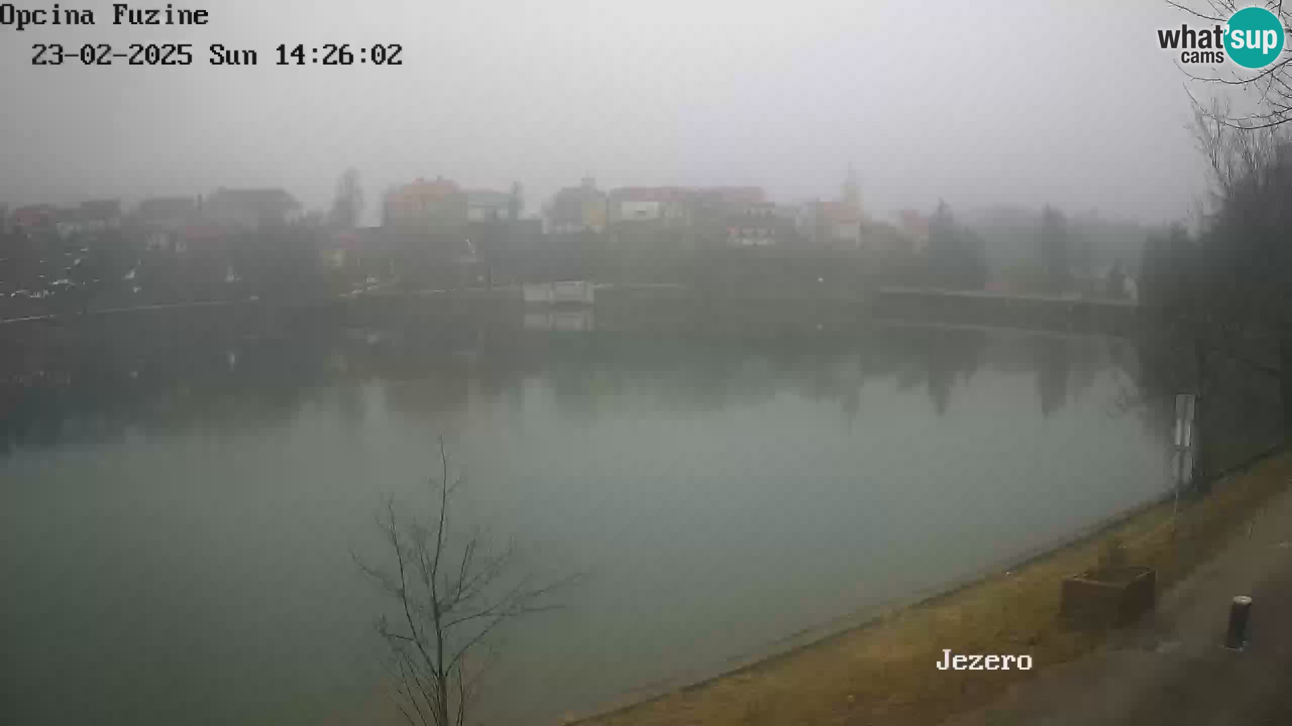 LIVE lago Bajer webcam Bajersko Jezero Fužine