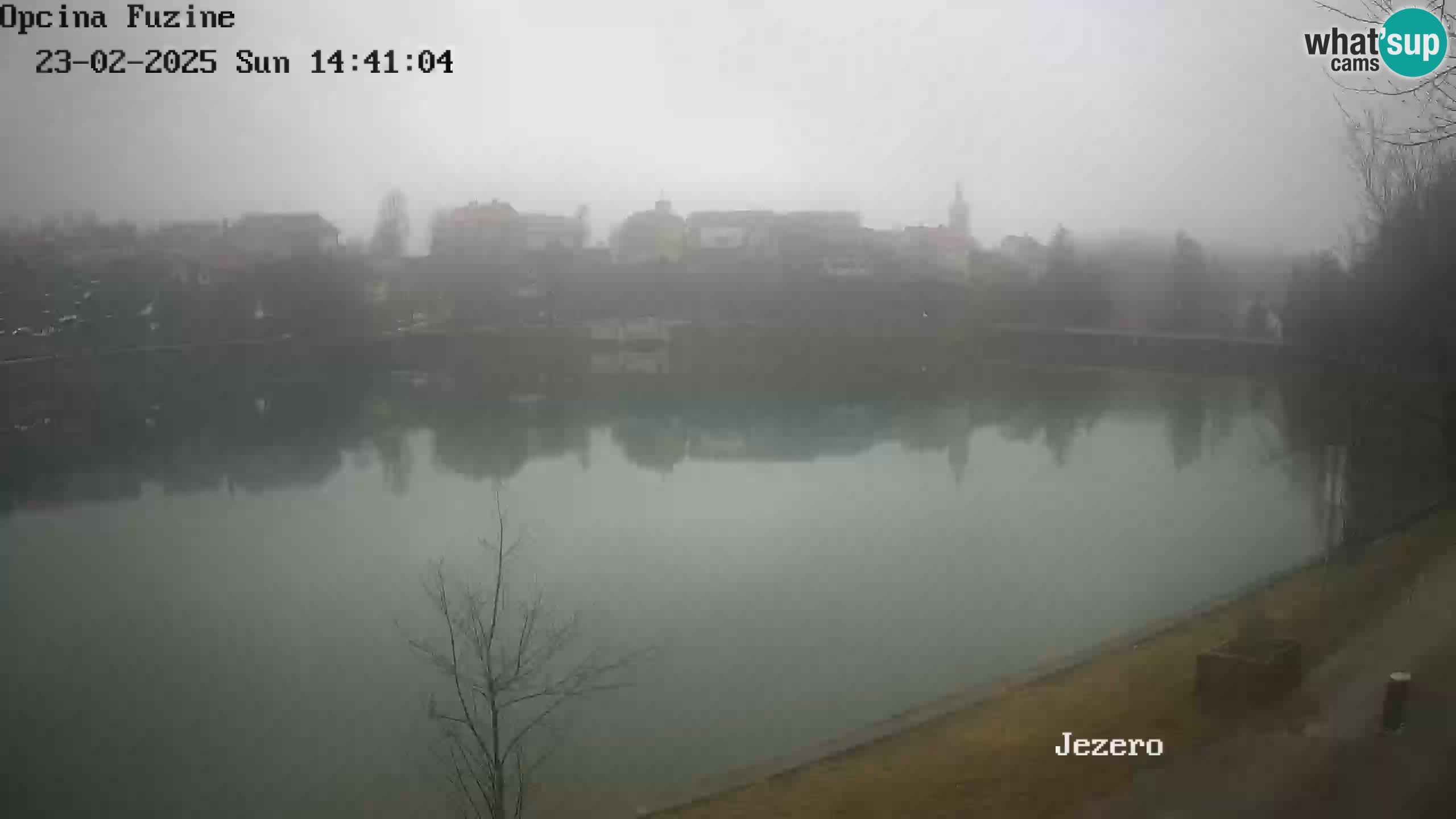 LIVE lago Bajer webcam Bajersko Jezero Fužine