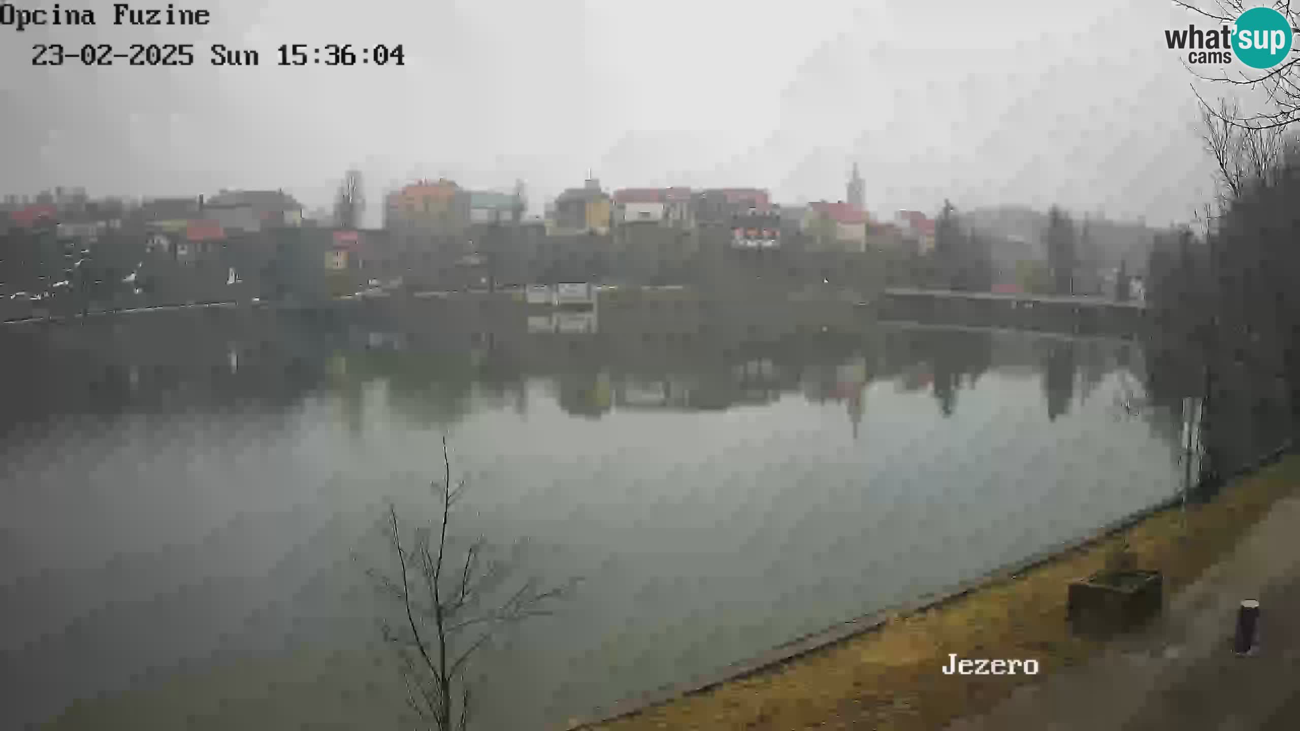 LIVE lago Bajer webcam Bajersko Jezero Fužine