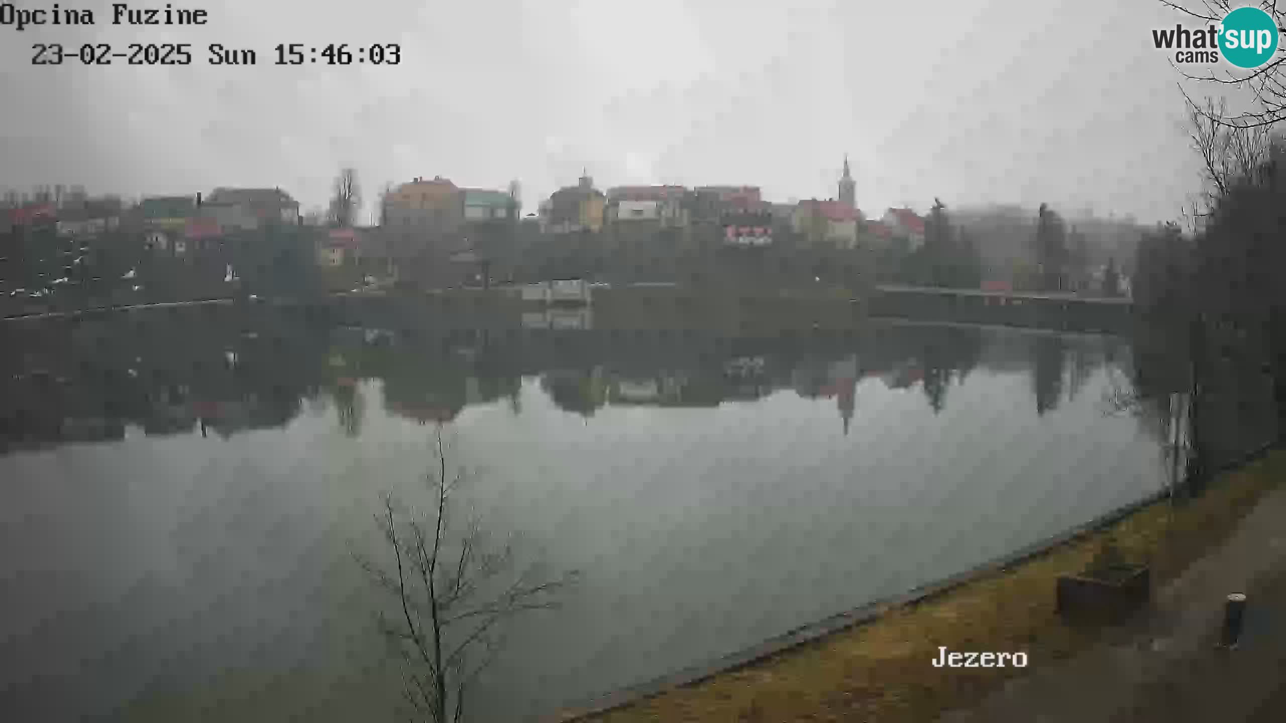 LIVE lago Bajer webcam Bajersko Jezero Fužine