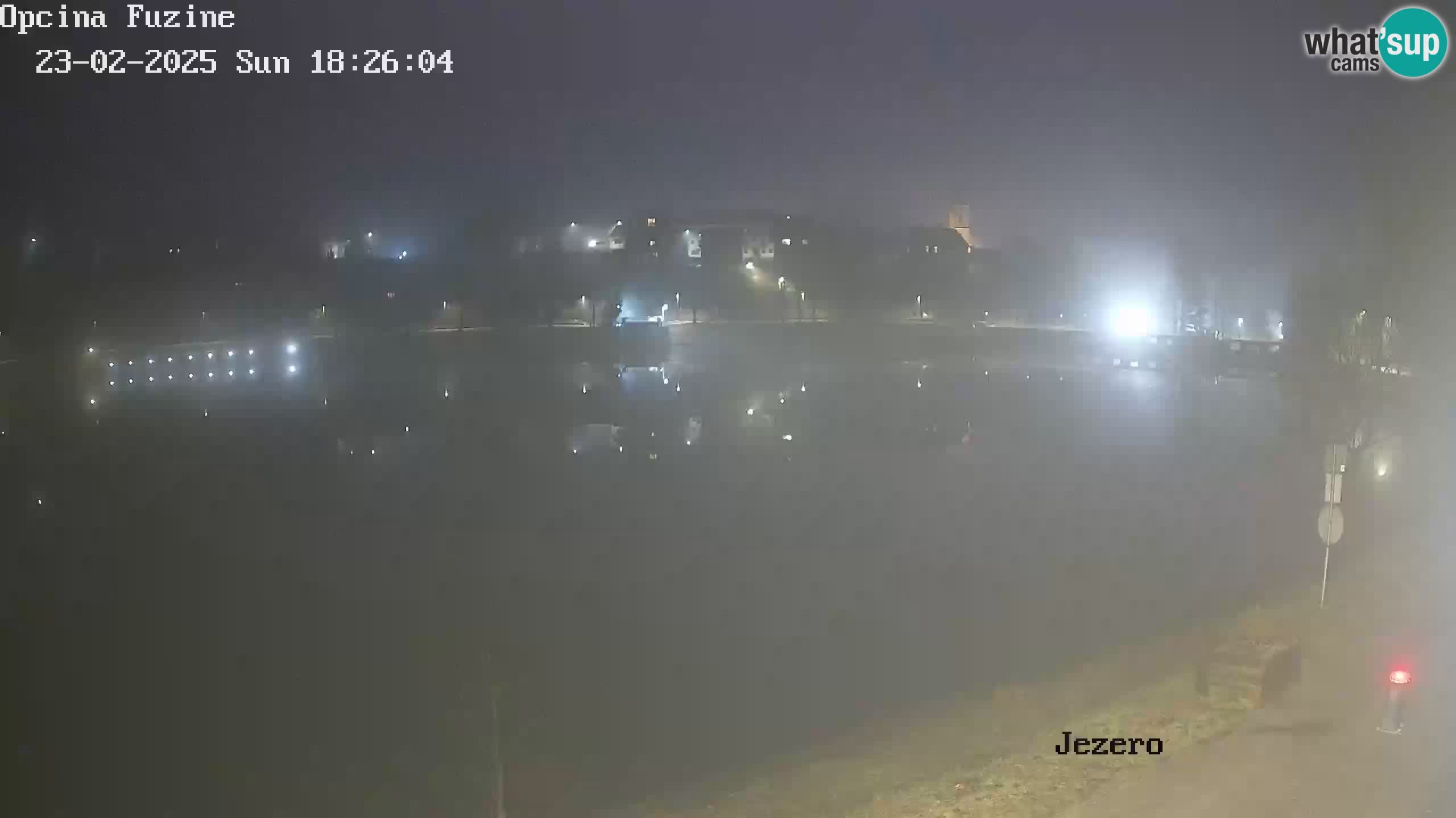 LIVE lago Bajer webcam Bajersko Jezero Fužine