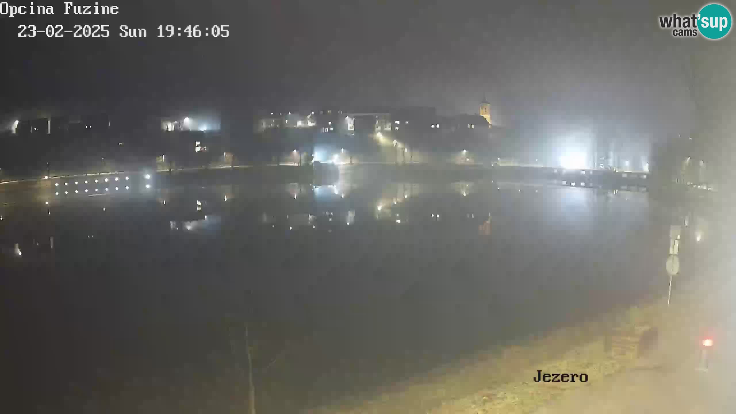 LIVE lago Bajer webcam Bajersko Jezero Fužine