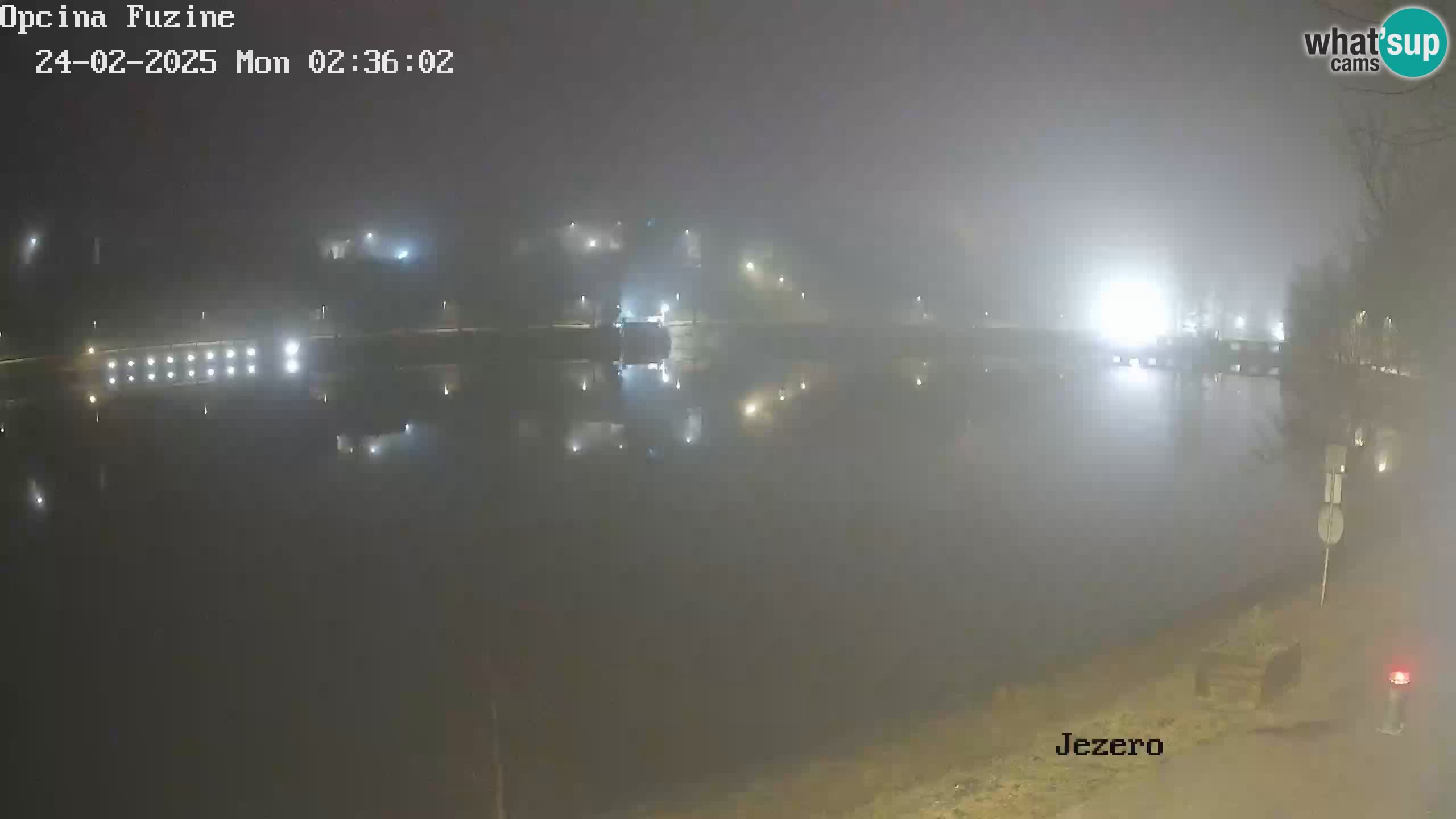 LIVE lago Bajer webcam Bajersko Jezero Fužine