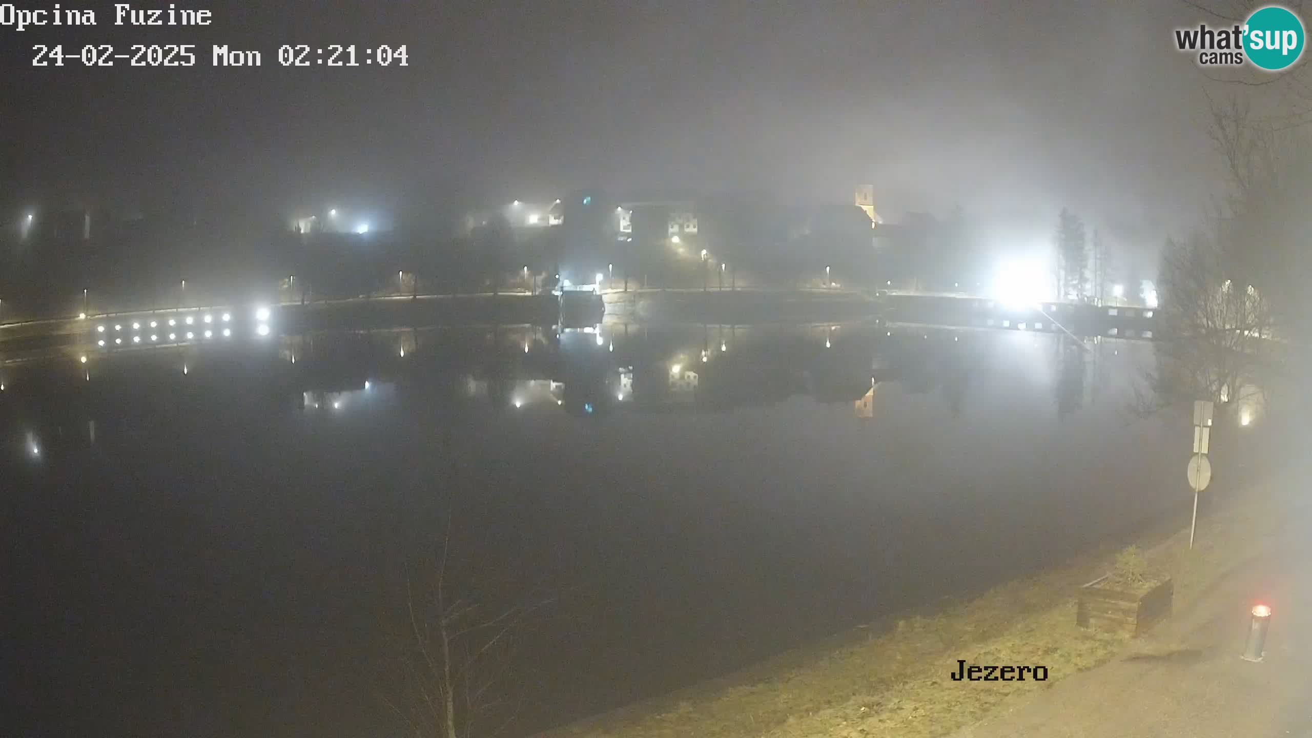 LIVE lago Bajer webcam Bajersko Jezero Fužine