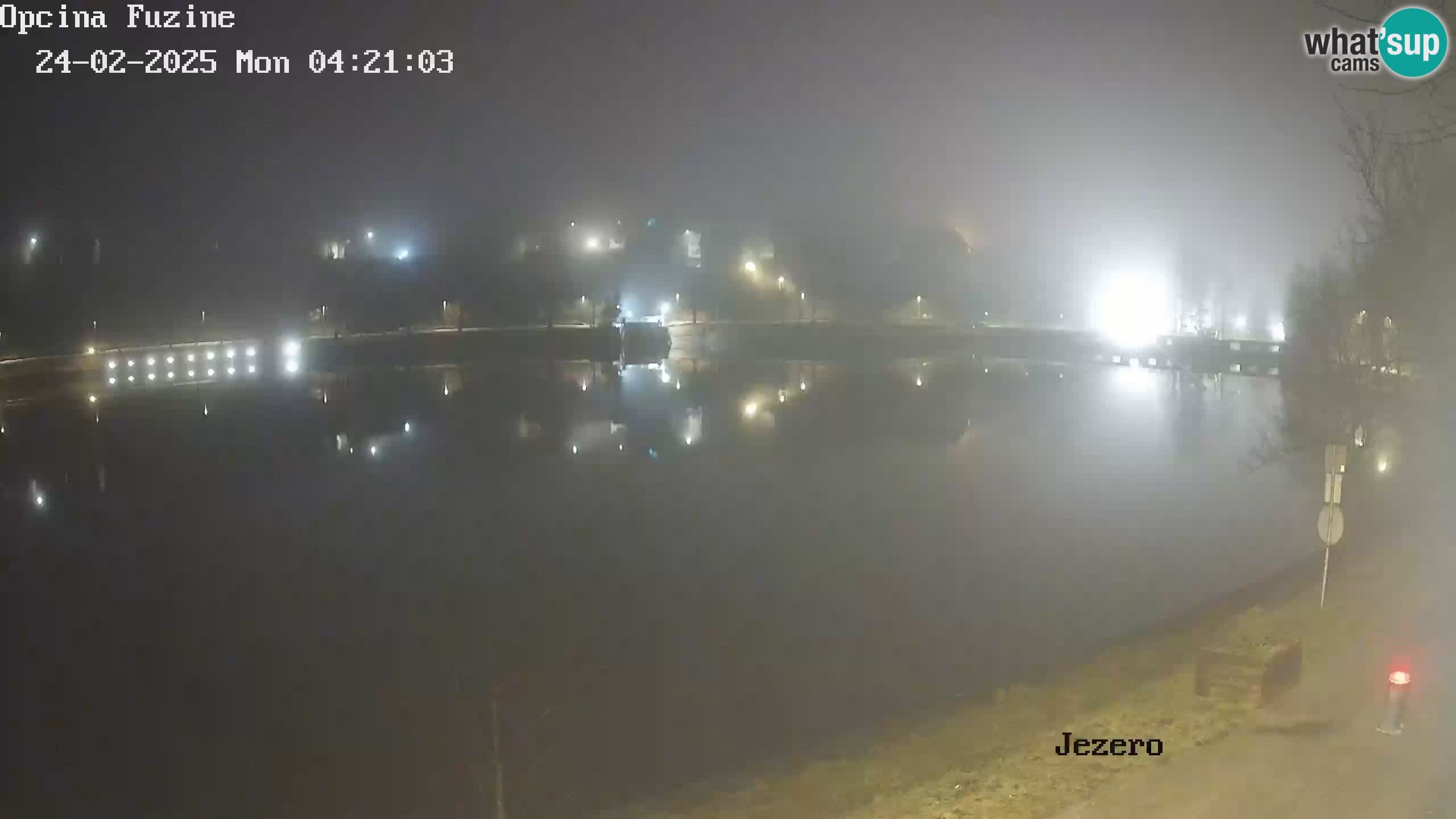 LIVE lago Bajer webcam Bajersko Jezero Fužine