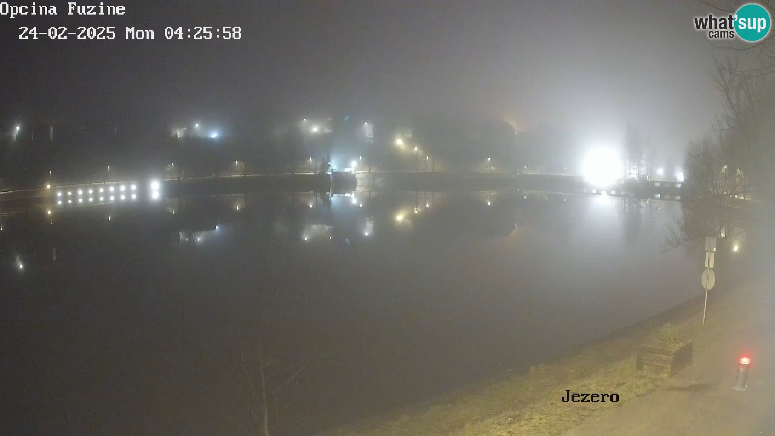 LIVE lago Bajer webcam Bajersko Jezero Fužine