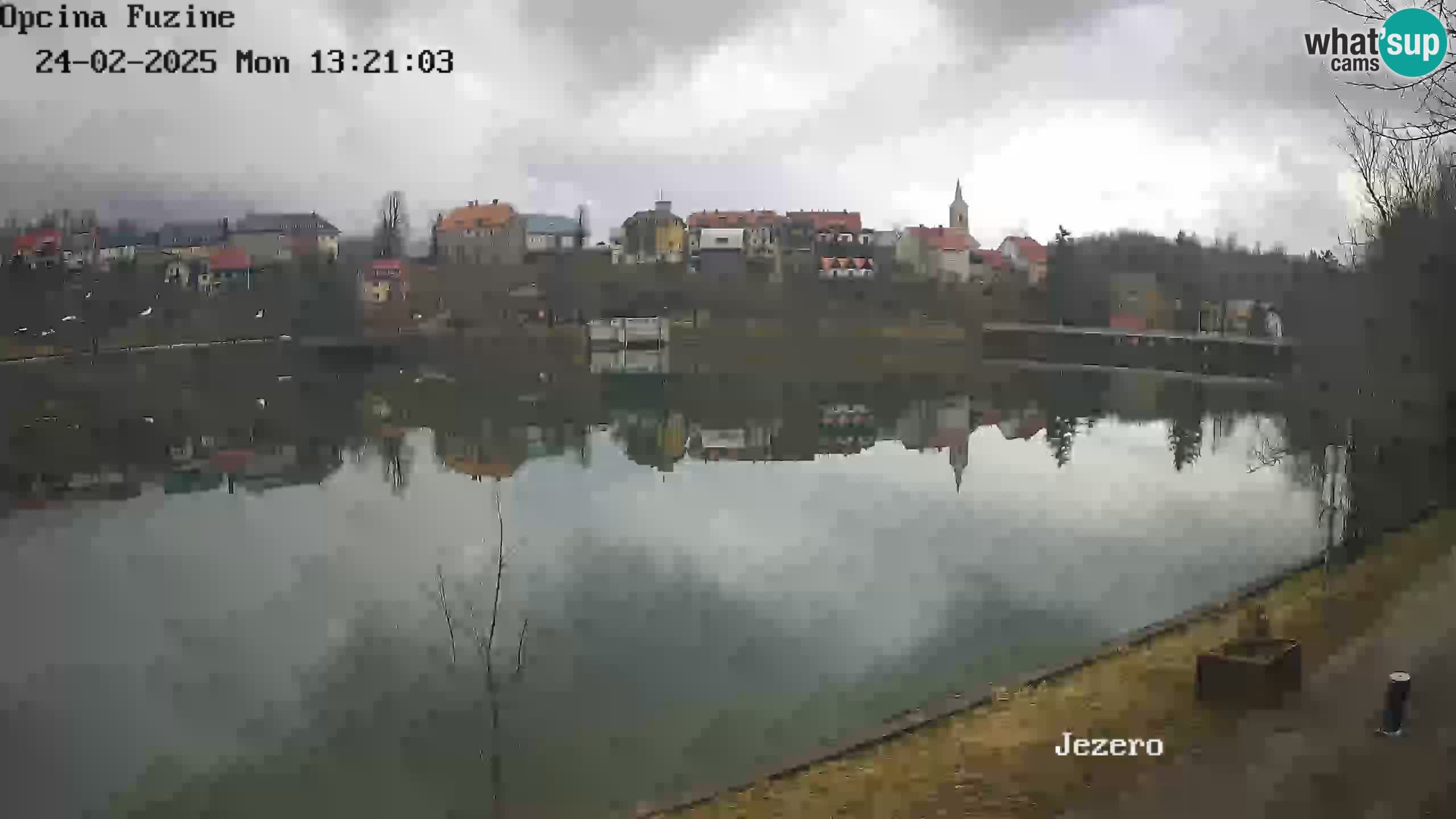 LIVE lago Bajer webcam Bajersko Jezero Fužine