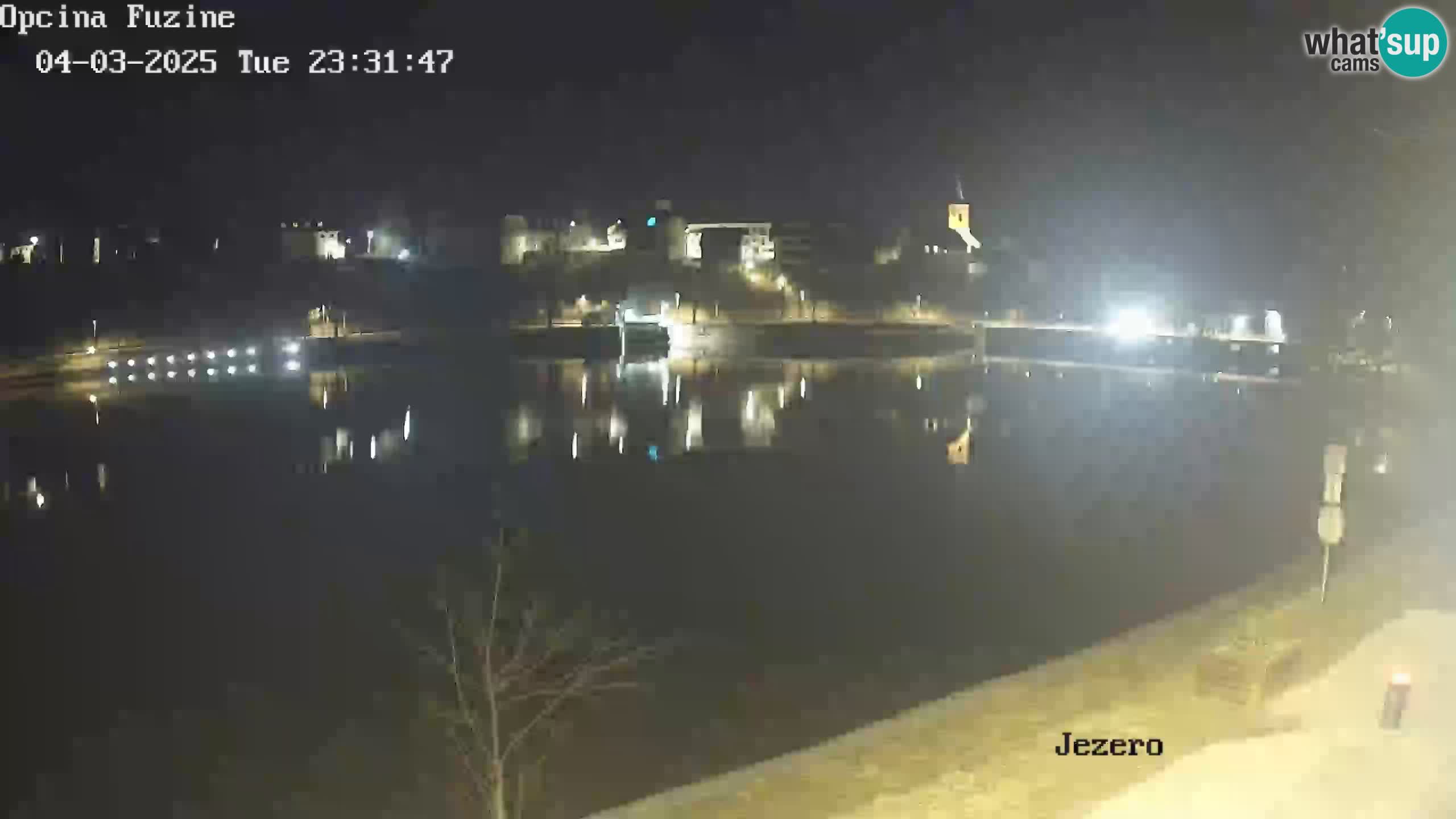 LIVE lago Bajer webcam Bajersko Jezero Fužine