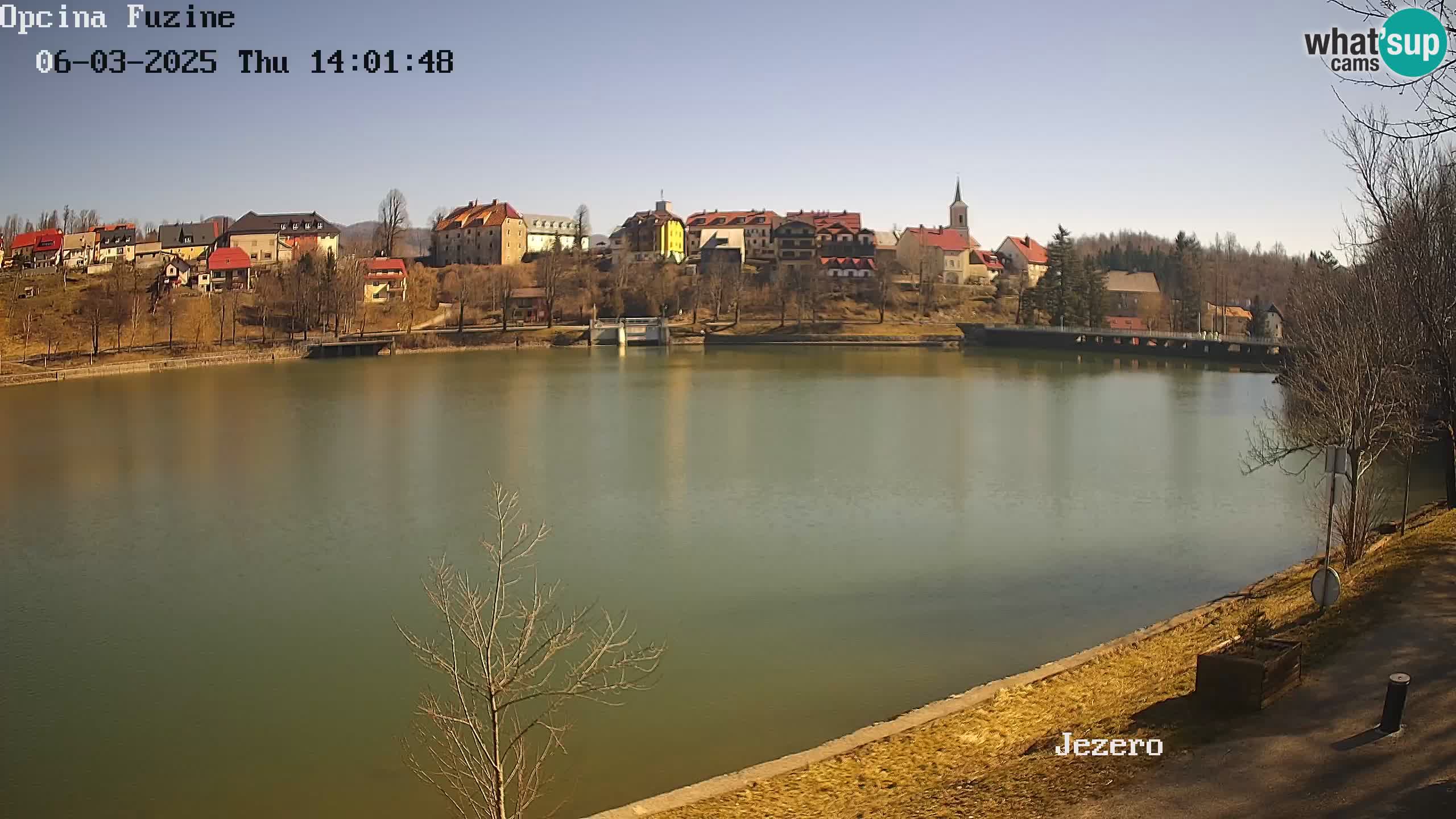 LIVE Lake Bajer livecam Bajersko Jezero Fužine