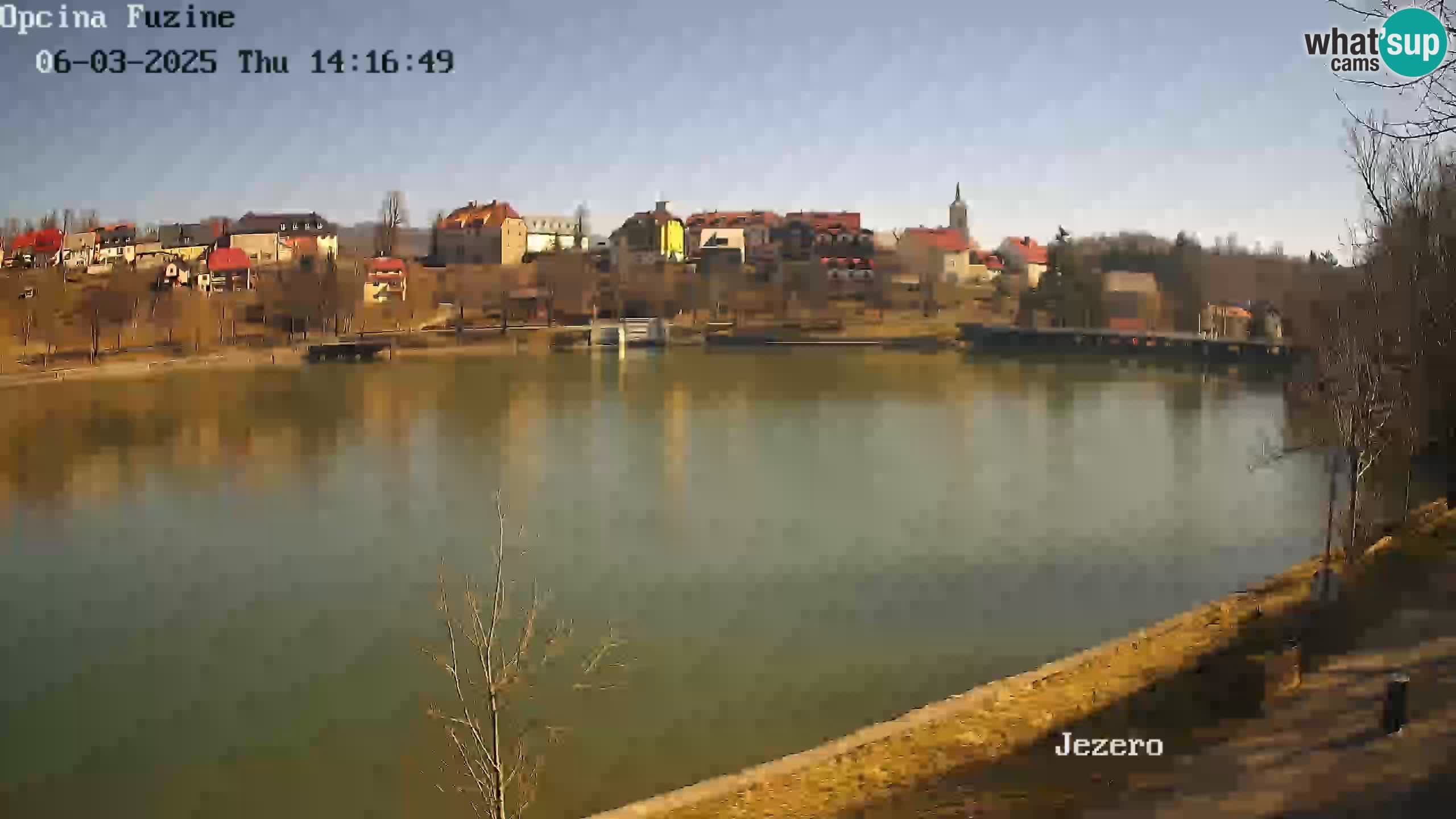 LIVE Lake Bajer livecam Bajersko Jezero Fužine