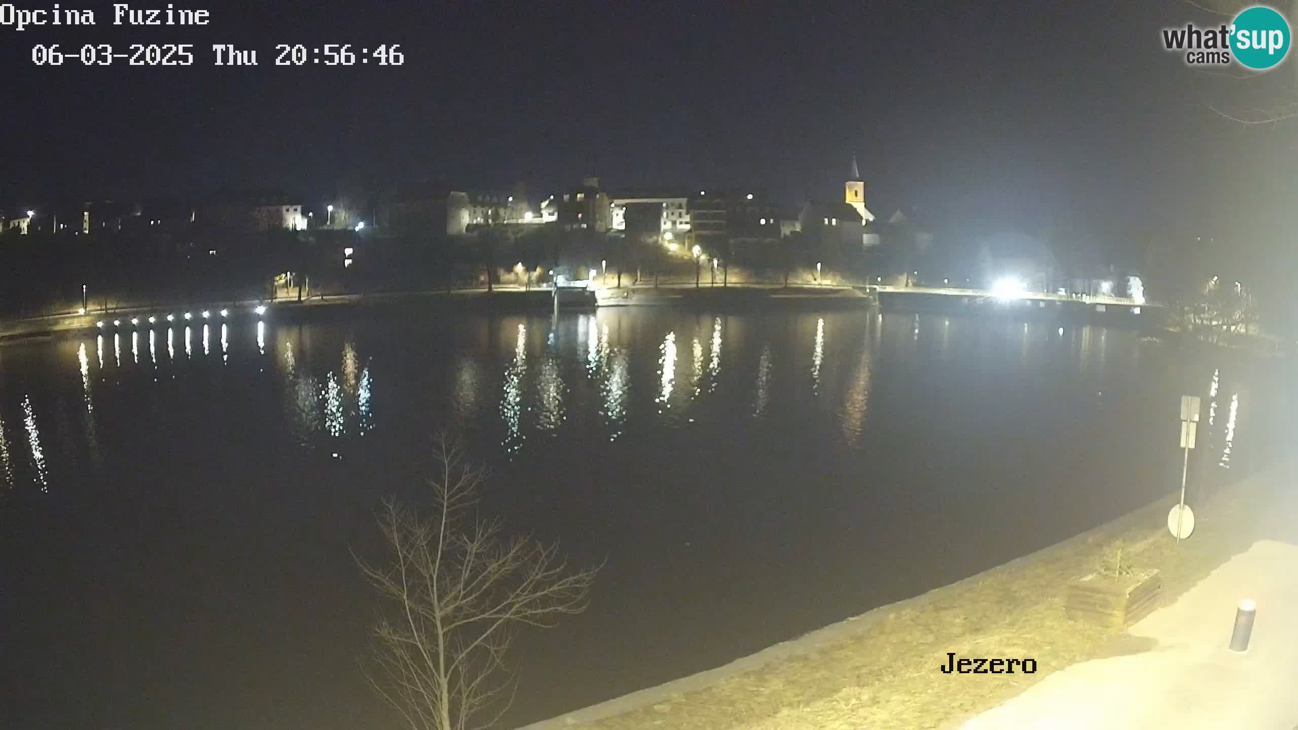 LIVE lago Bajer webcam Bajersko Jezero Fužine