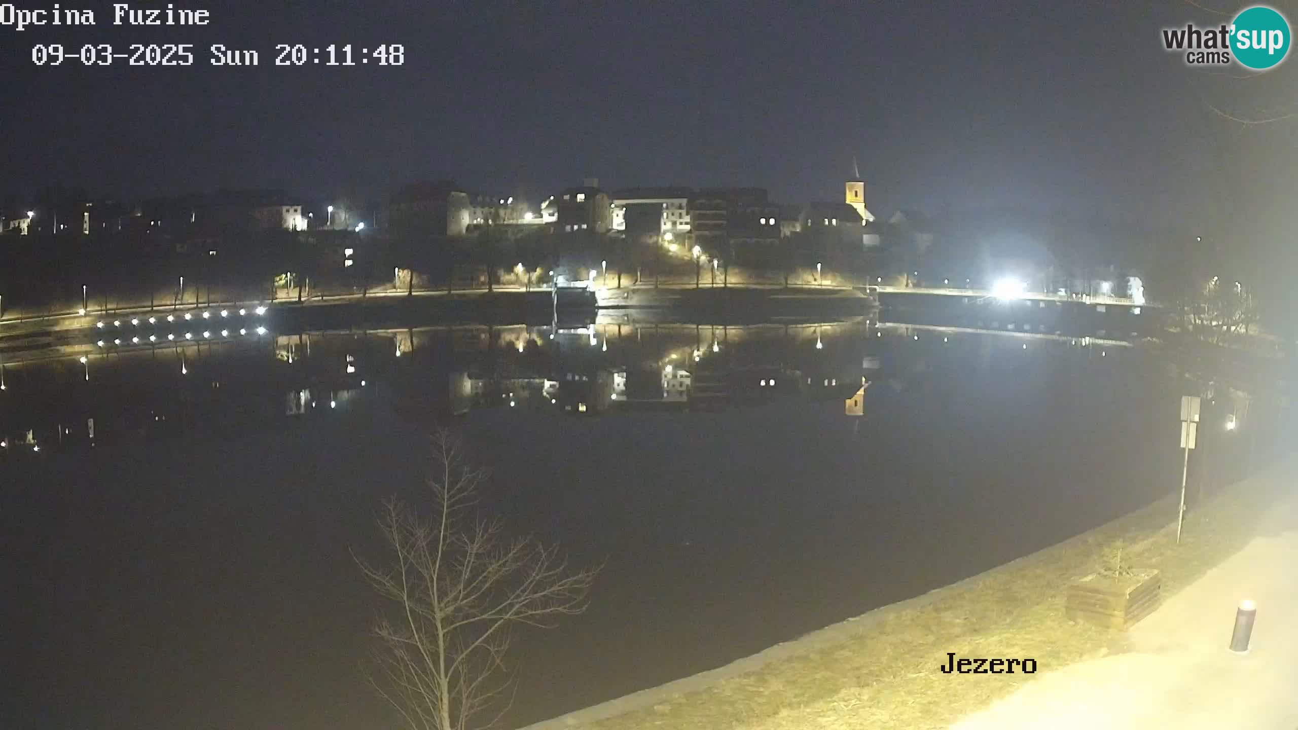 LIVE lago Bajer webcam Bajersko Jezero Fužine