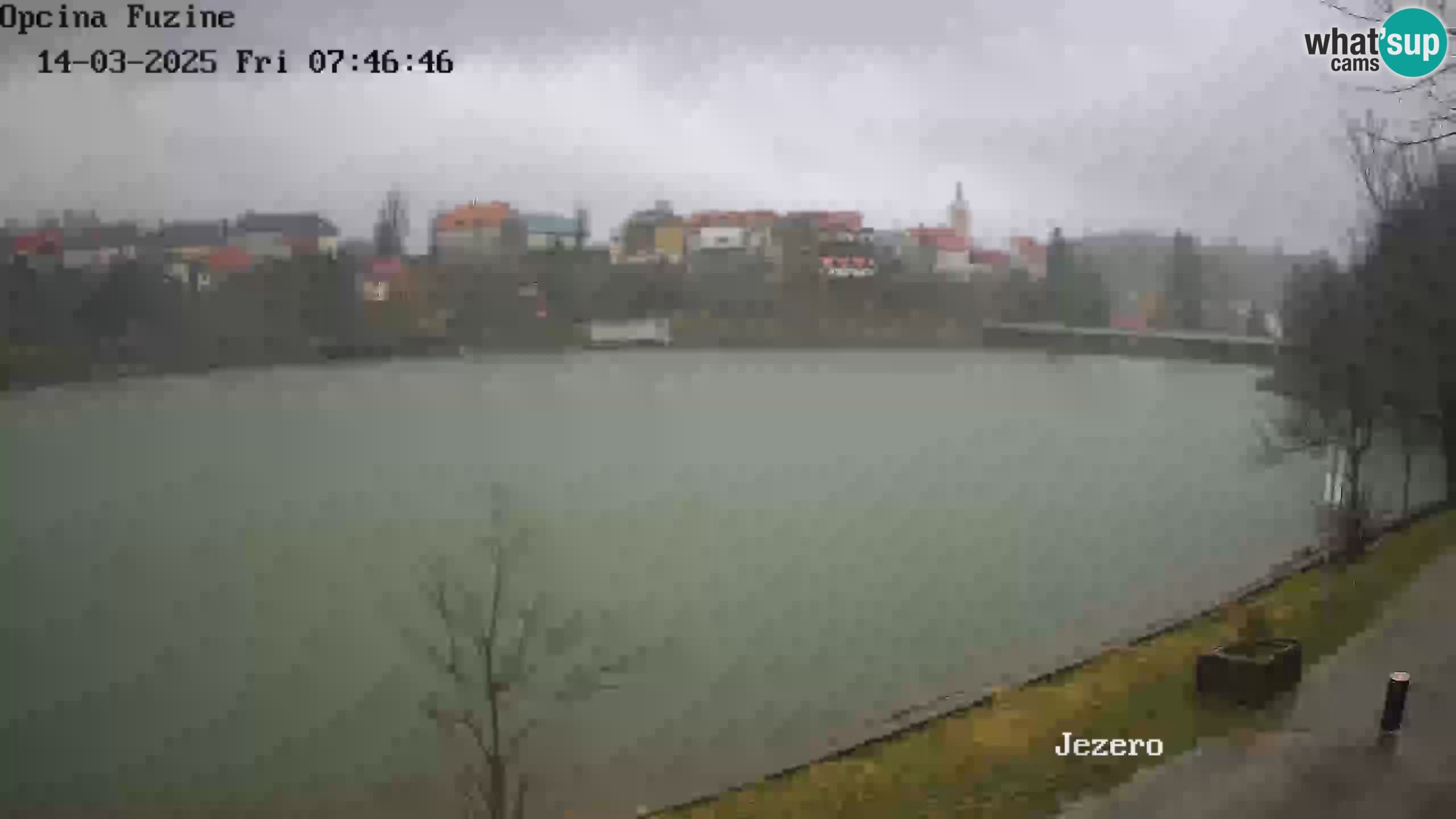 LIVE lago Bajer webcam Bajersko Jezero Fužine