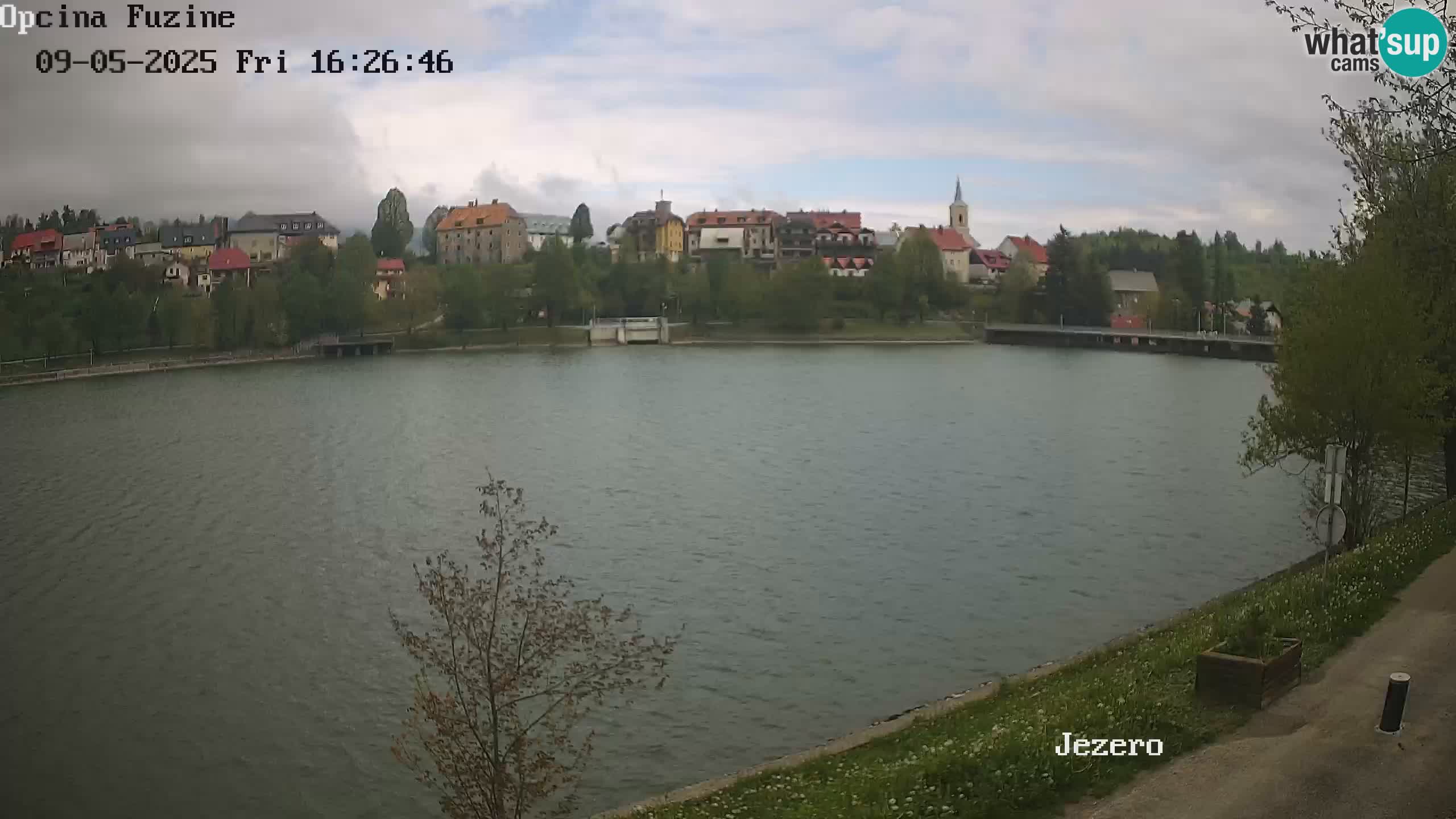 Bajersko Jezero web kamera Fužine