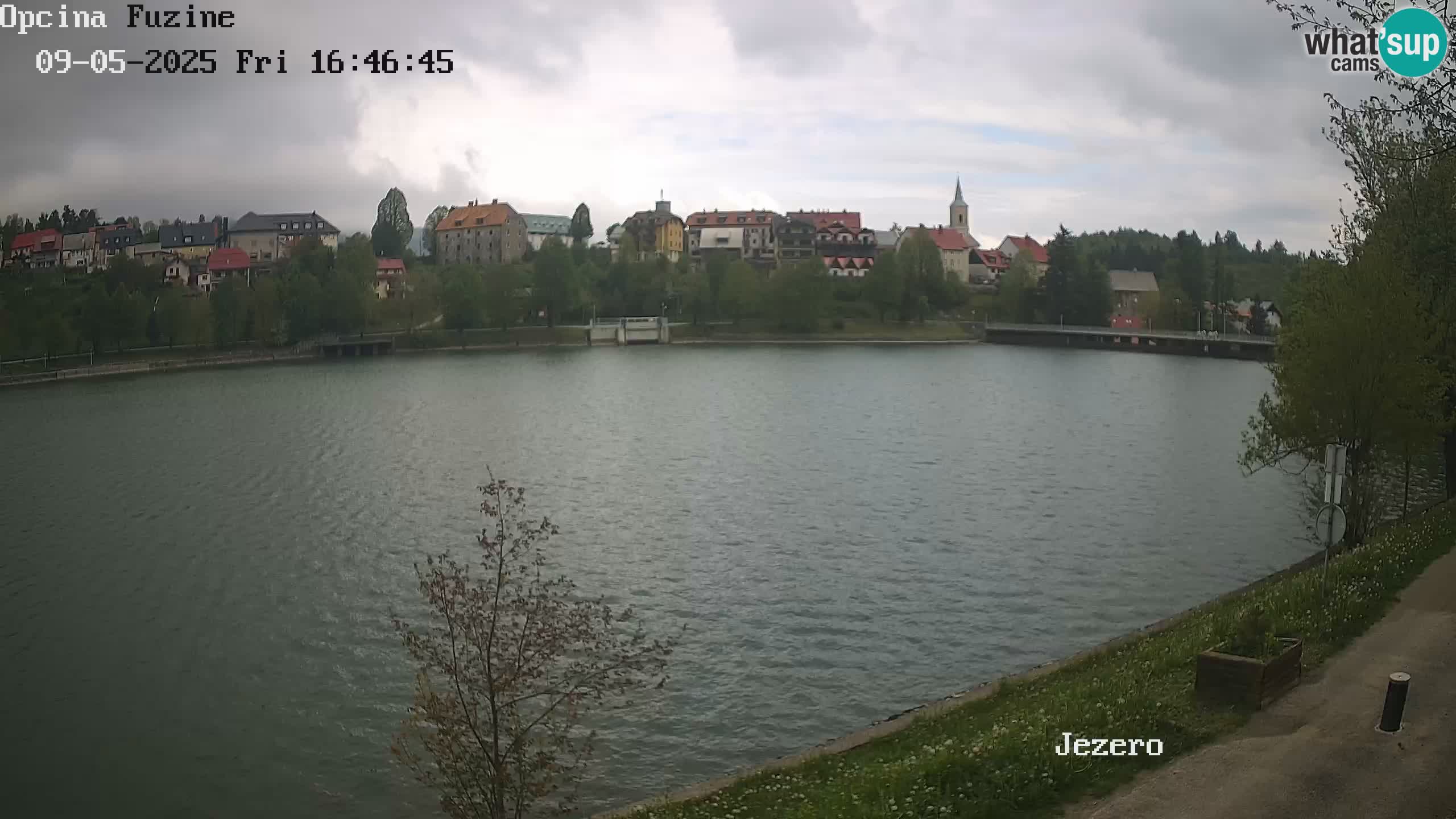 Bajersko Jezero web kamera Fužine