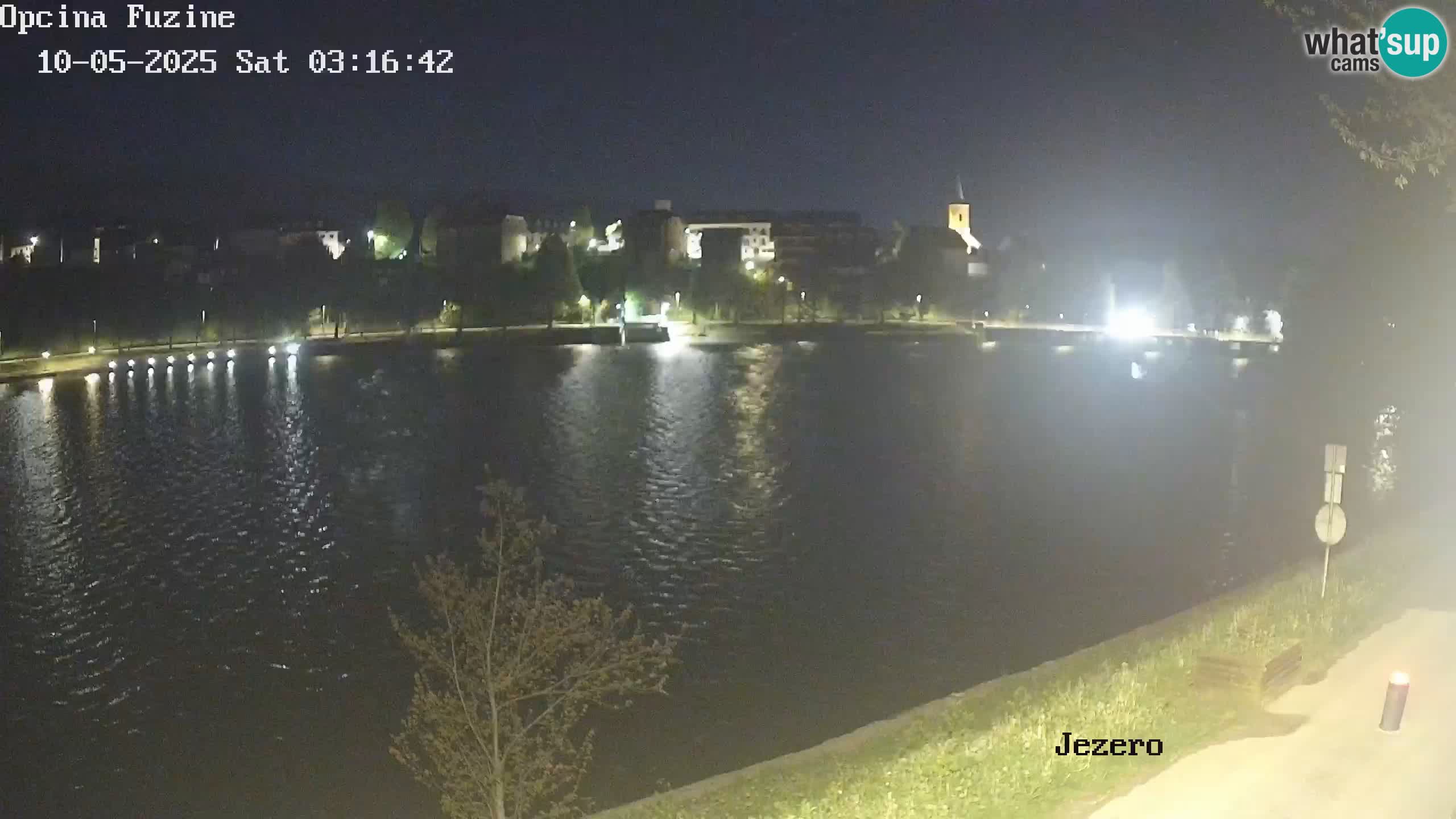 Bajersko Jezero web kamera Fužine