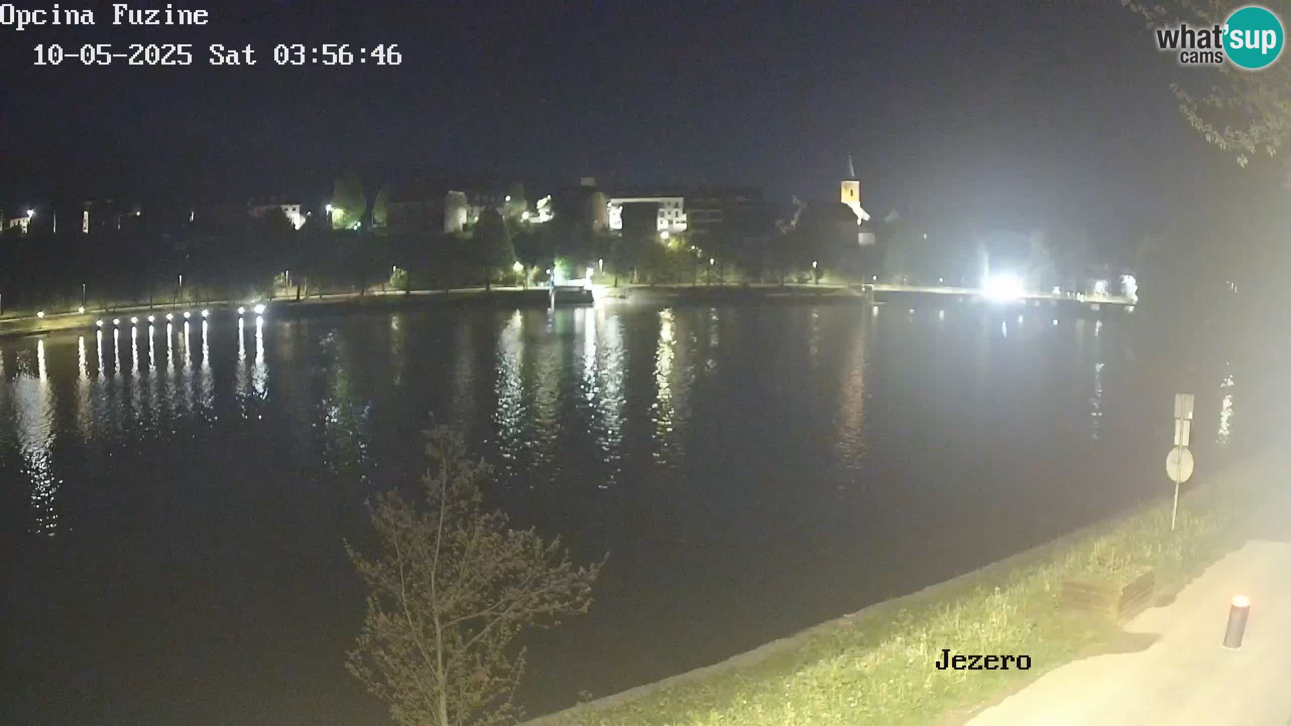 LIVE lago Bajer webcam Bajersko Jezero Fužine