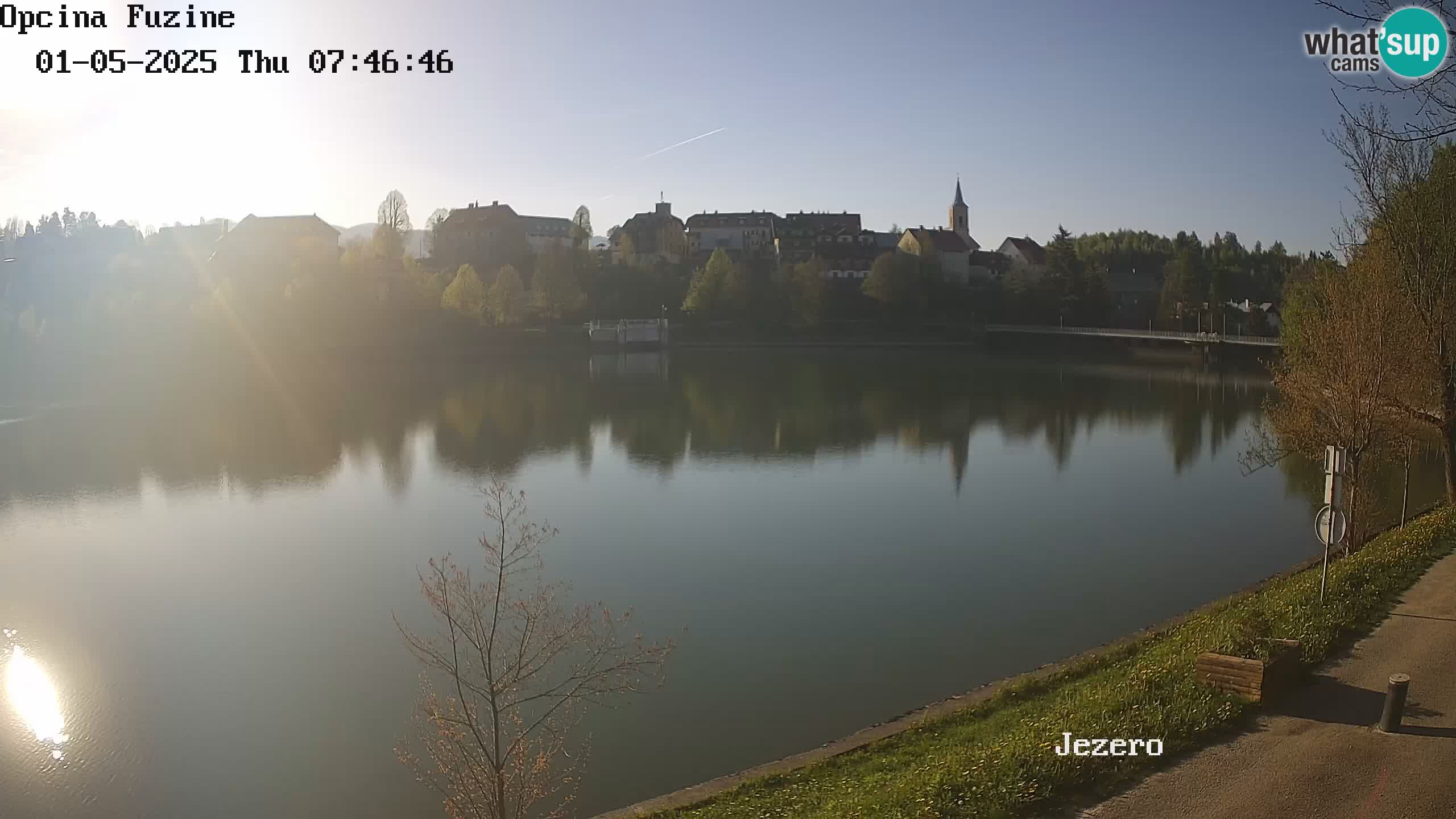 LIVE Lake Bajer livecam Bajersko Jezero Fužine