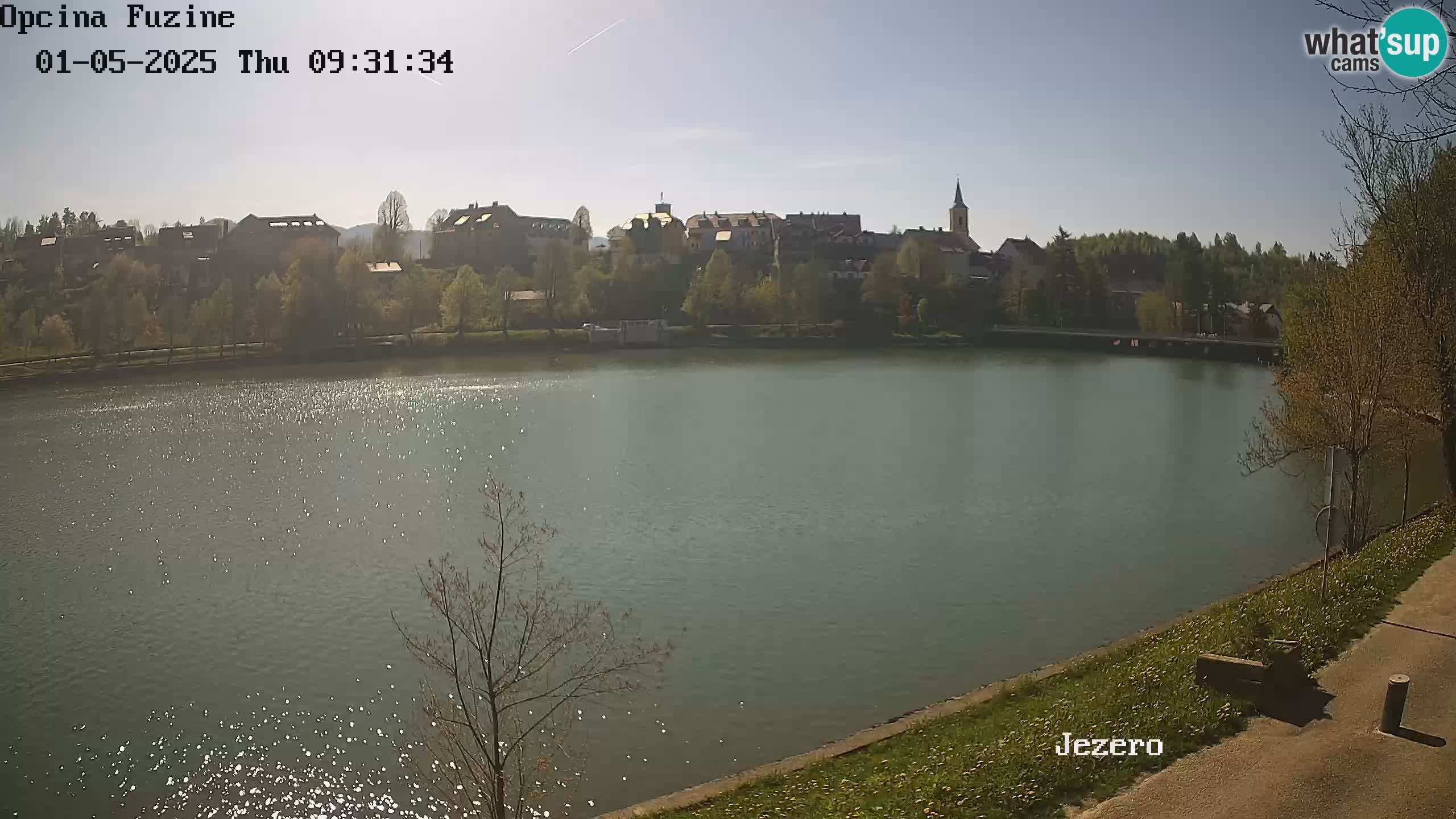 LIVE Lake Bajer livecam Bajersko Jezero Fužine